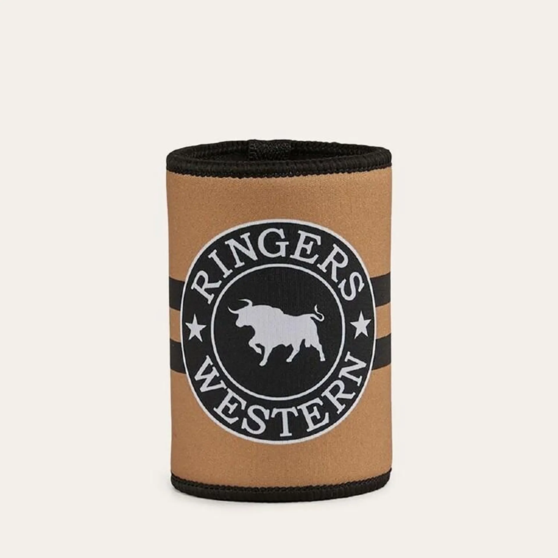 Ringers Western McCoy Stubby Cooler Clay & Black One Size