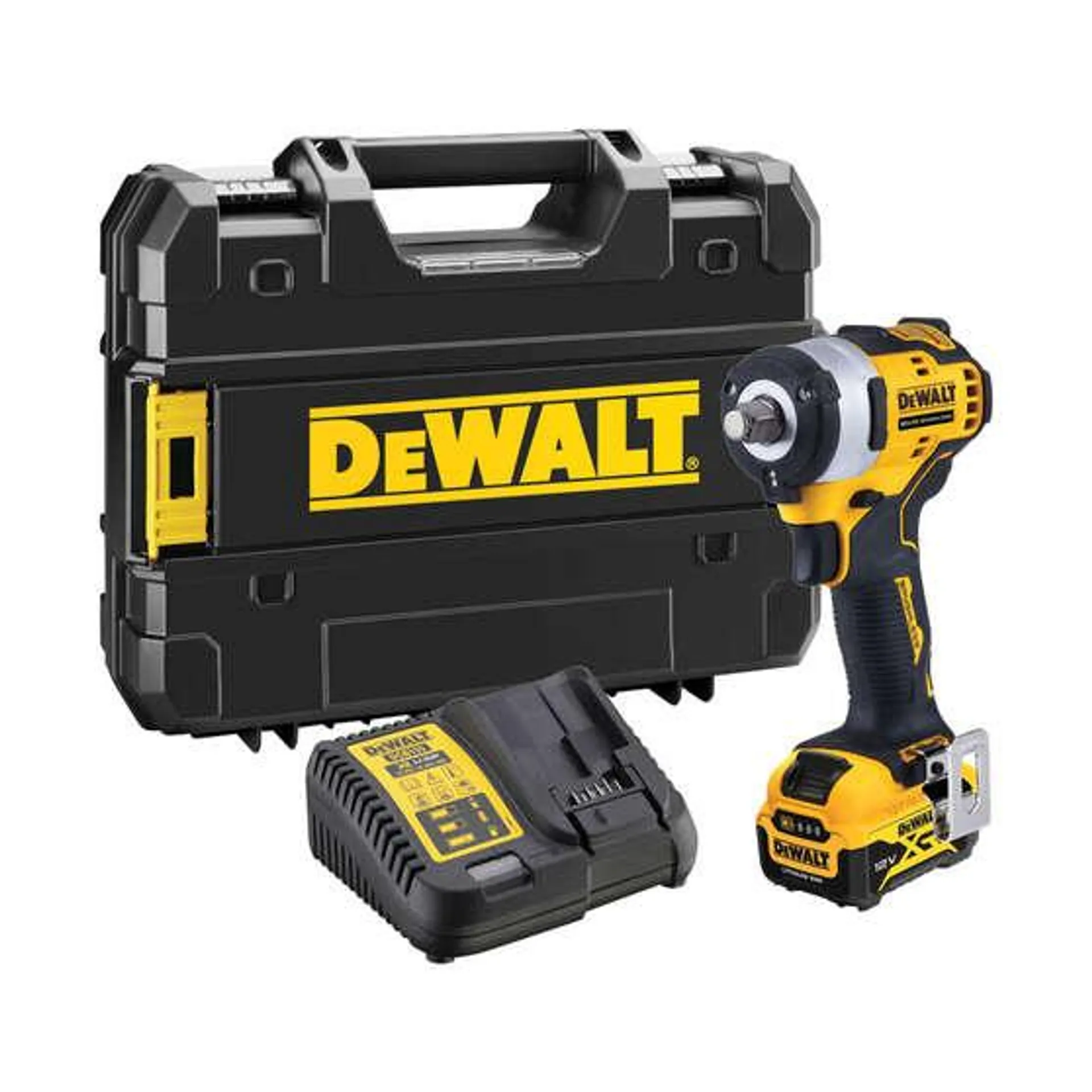 DeWALT XR 12V Brushless 1/2" 340Nm Impact Wrench Kit 5.0Ah