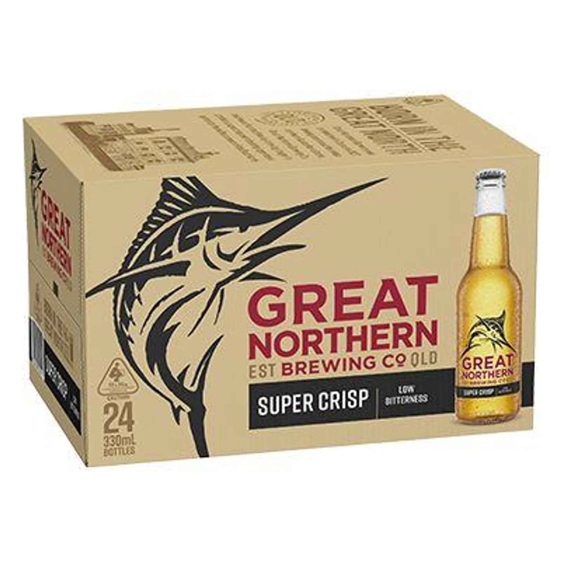 Super Crisp Lager Bottle 330mL