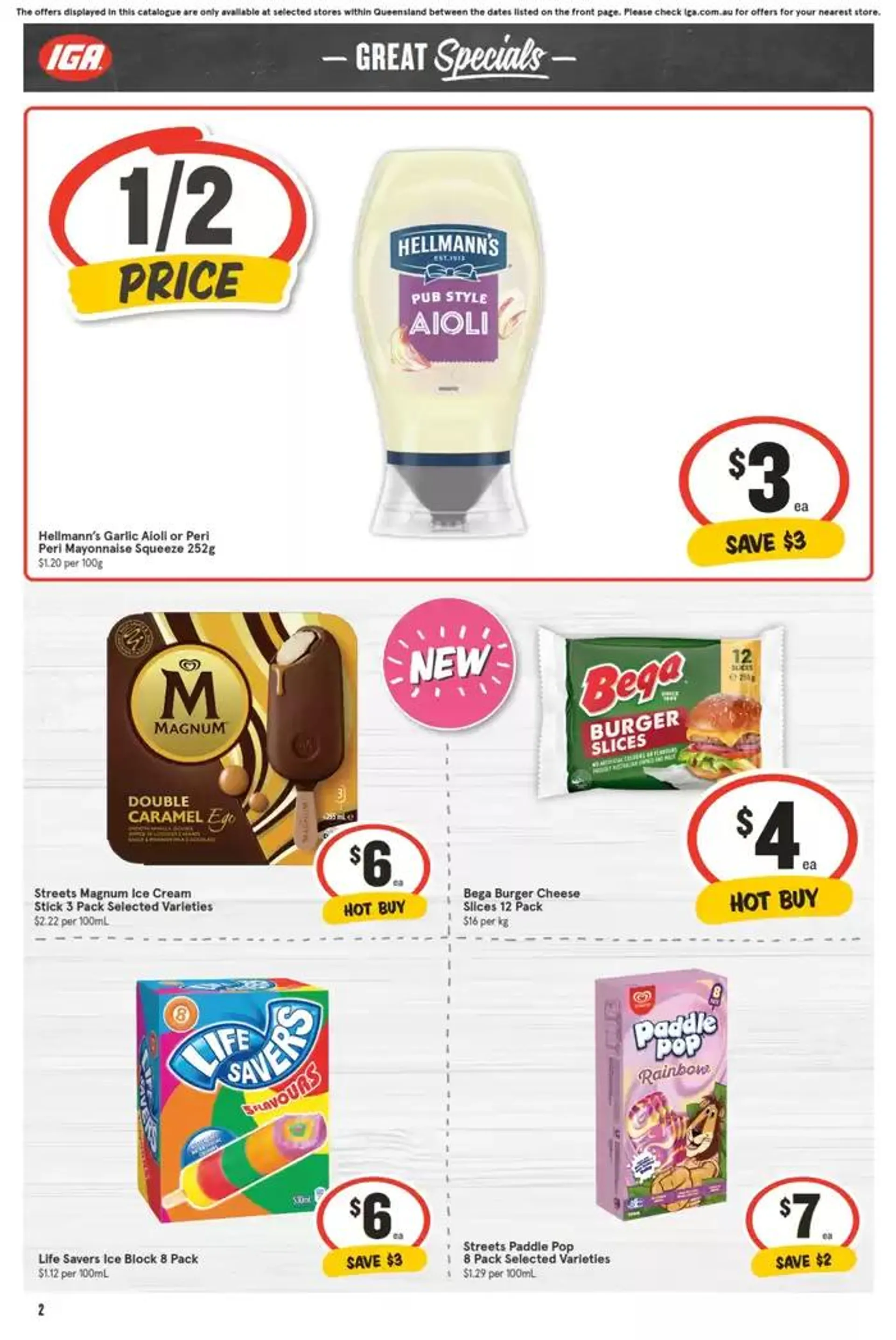 IGA - 1/2 Price - 02/10 - Catalogue valid from 2 October to 8 October 2024 - page 2