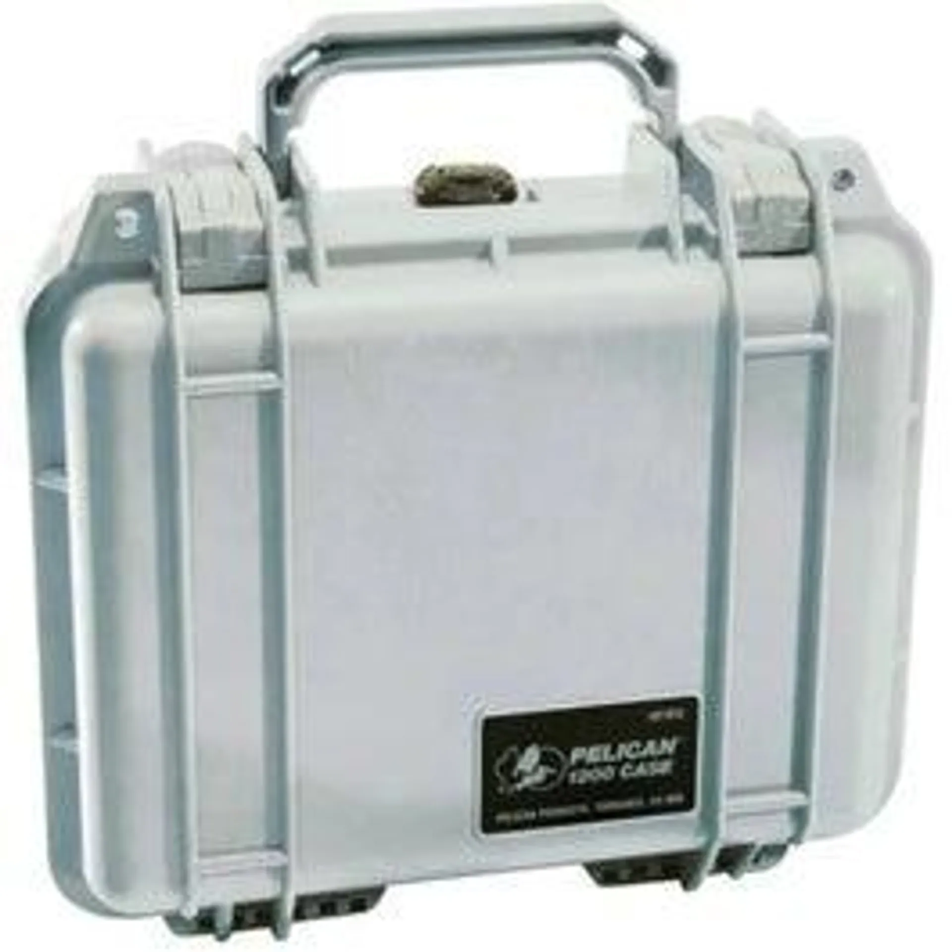 Pelican 1200 Case - Silver with Foam