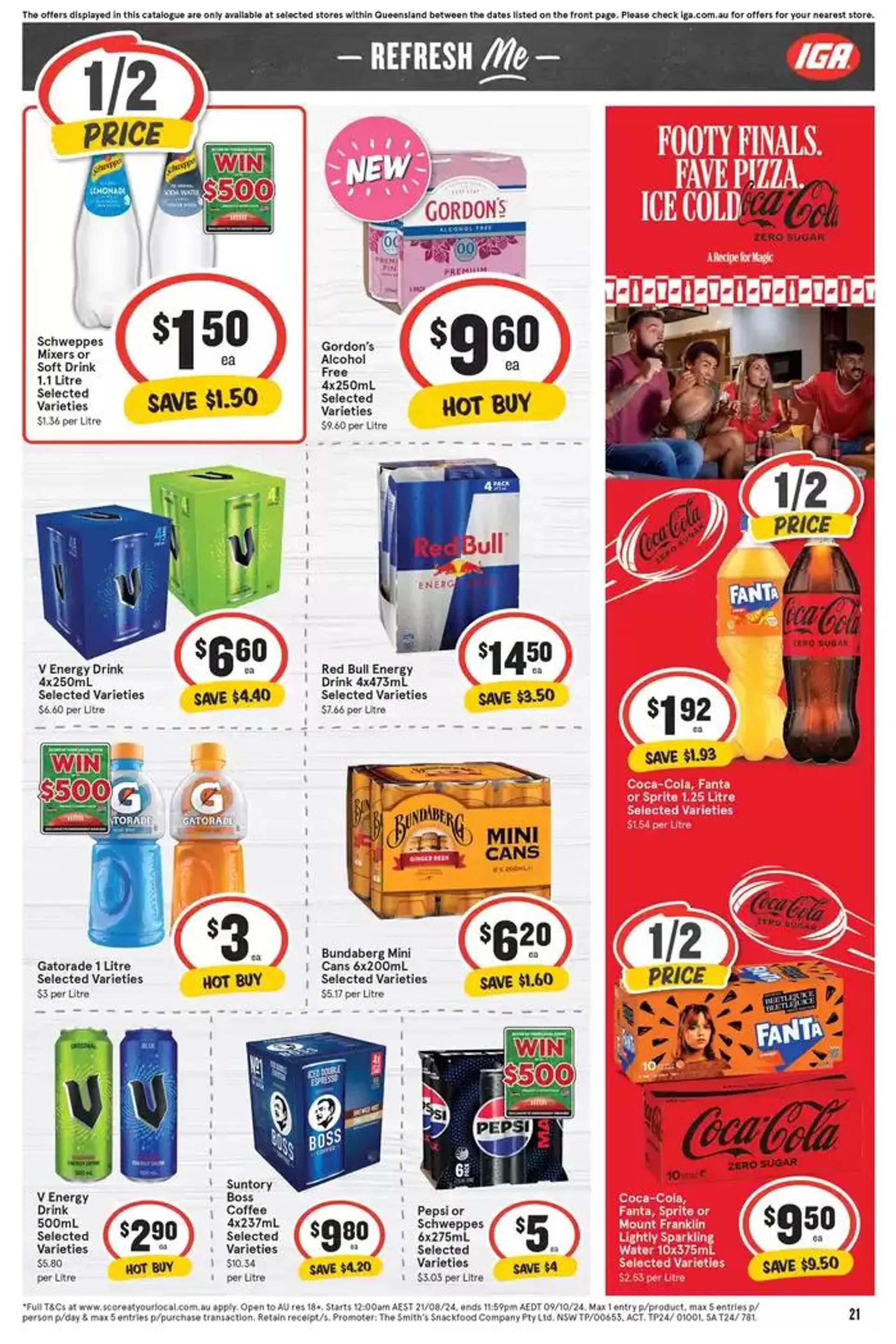 IGA - 1/2 Price - 25/09 - Catalogue valid from 25 September to 1 October 2024 - page 21