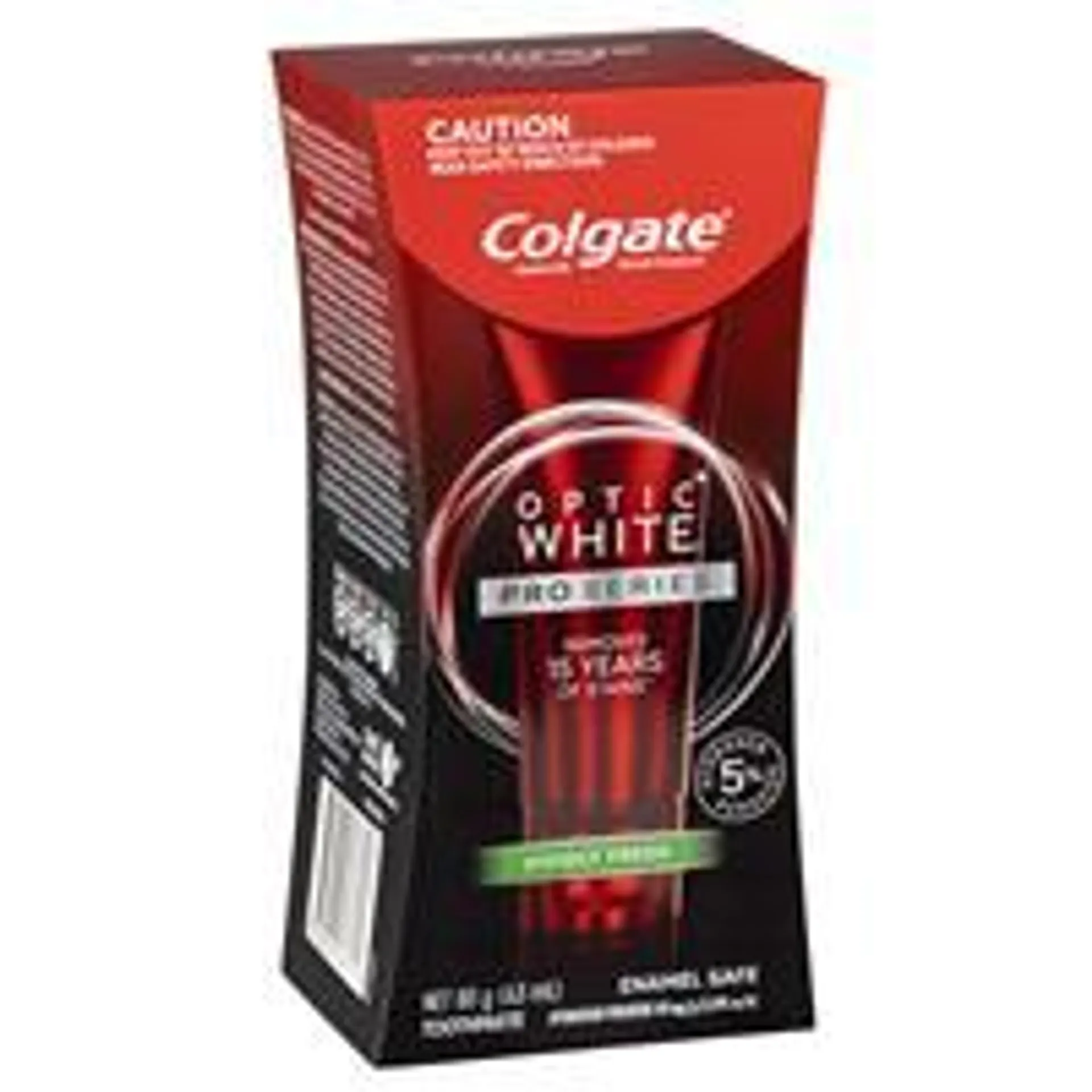 Colgate Toothpaste Optic White Pro Series 5% Vividly Fresh Teeth Whitening 80g