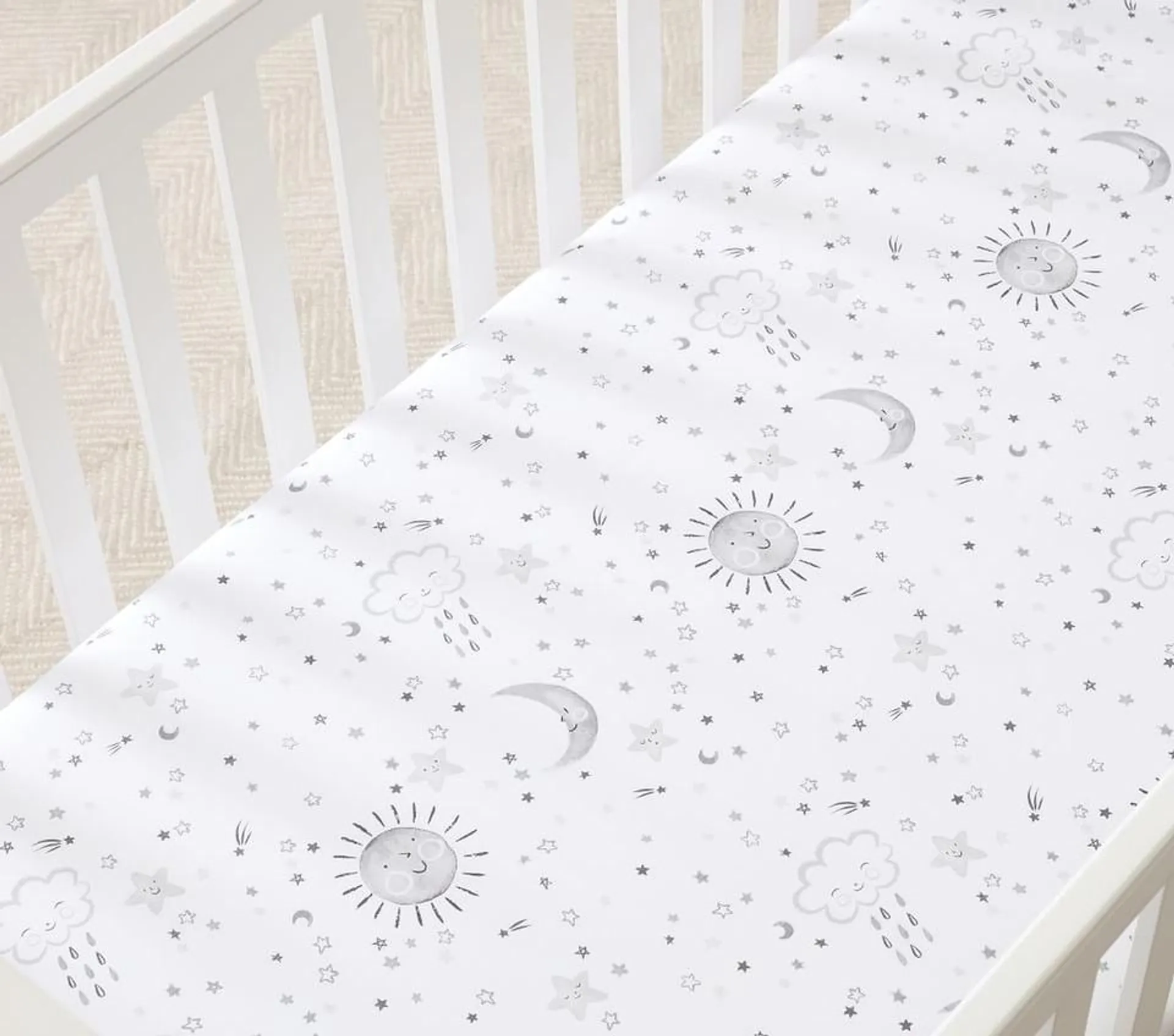 Skye Organic Cot Fitted Sheet