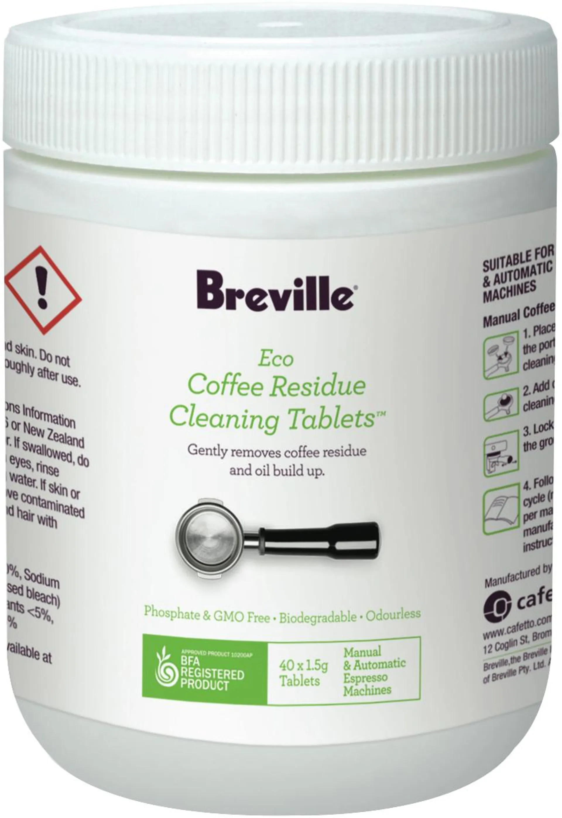 Breville ECO Coffee Residue Cleaner 40 Pack