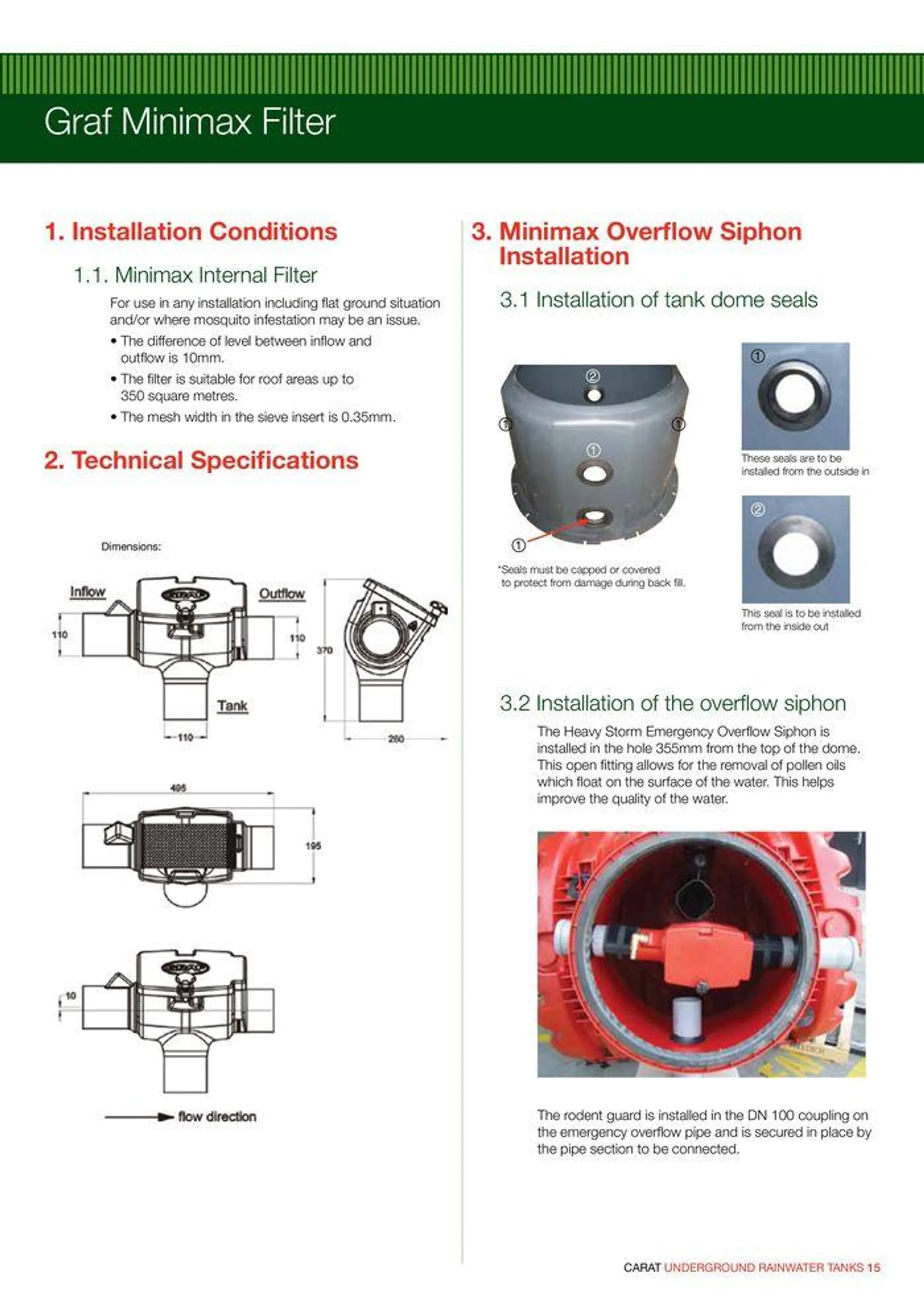 GRAF Carat Underground Rainwater Tanks - Catalogue valid from 22 January to 31 December 2024 - page 17