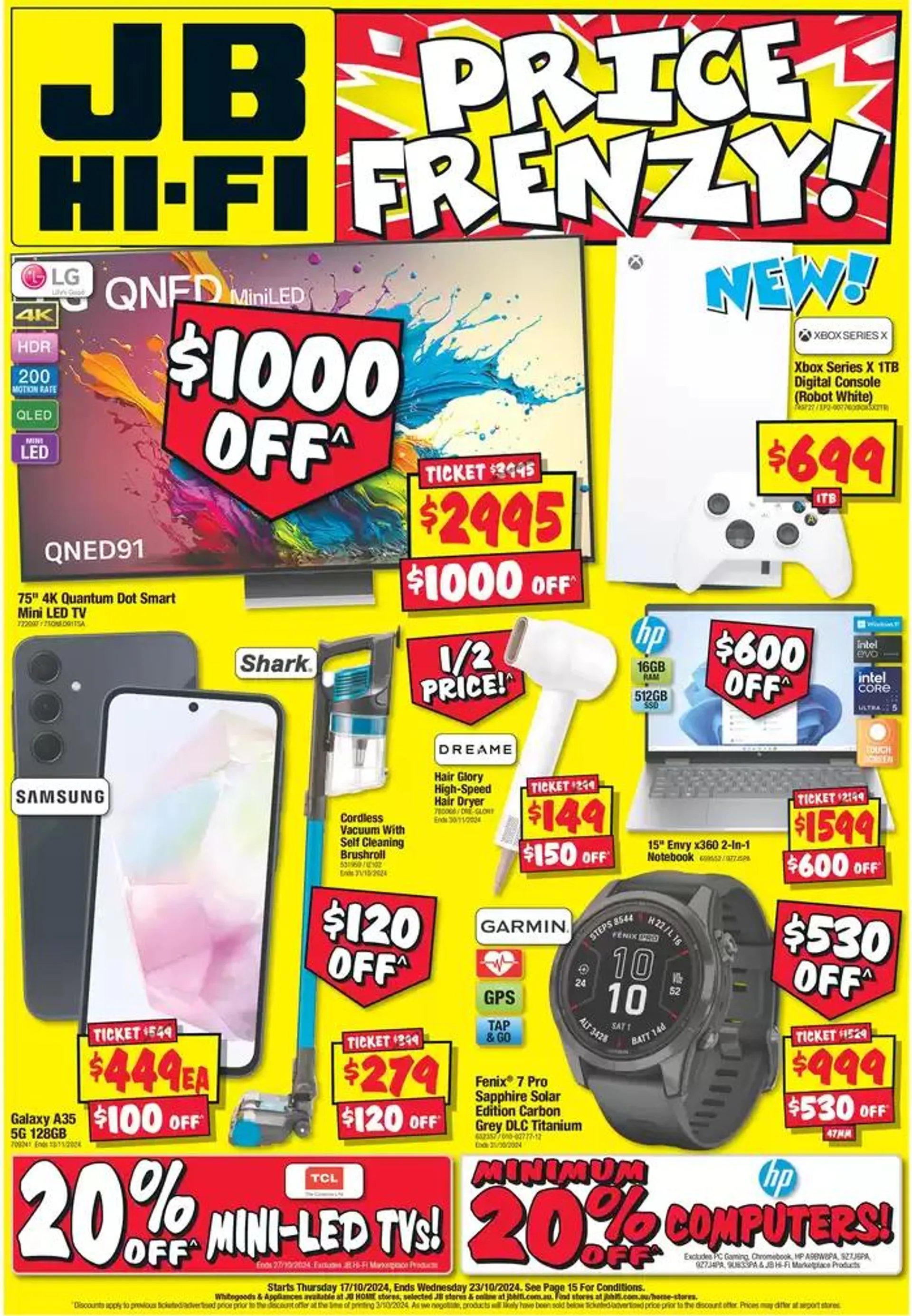 Price Frenzy! - Catalogue valid from 17 October to 23 October 2024 - page 1