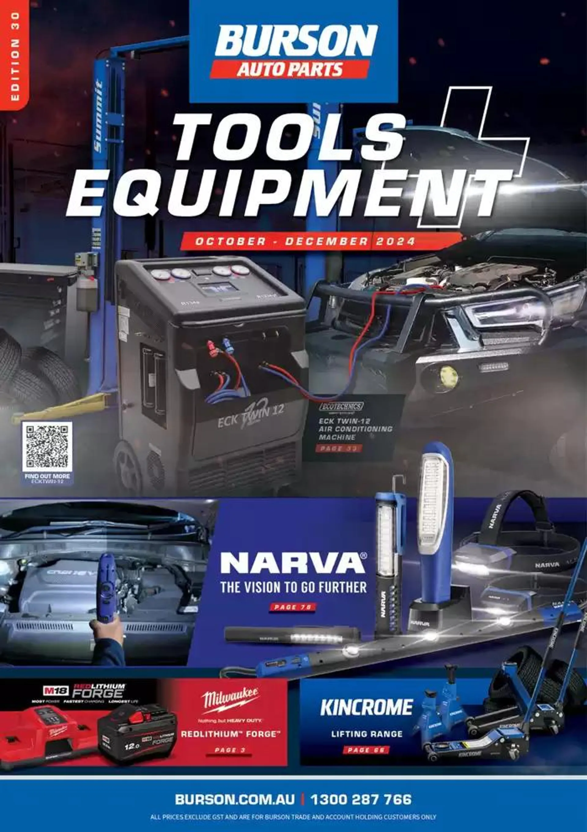 Tools And Equipment - Catalogue valid from 3 October to 31 December 2024 - page 1