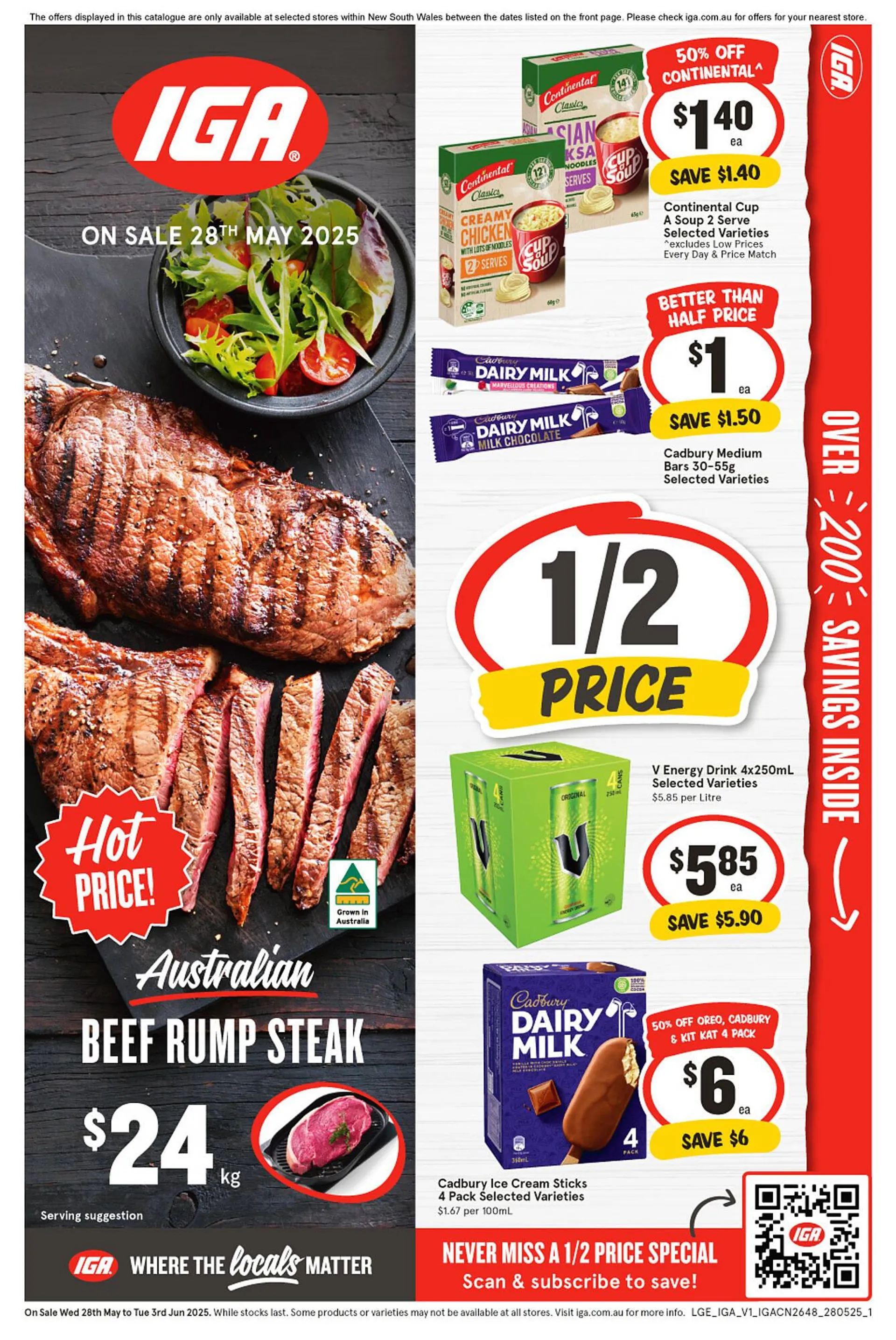 IGA catalogue - Catalogue valid from 28 May to 3 June 2025 - page 1