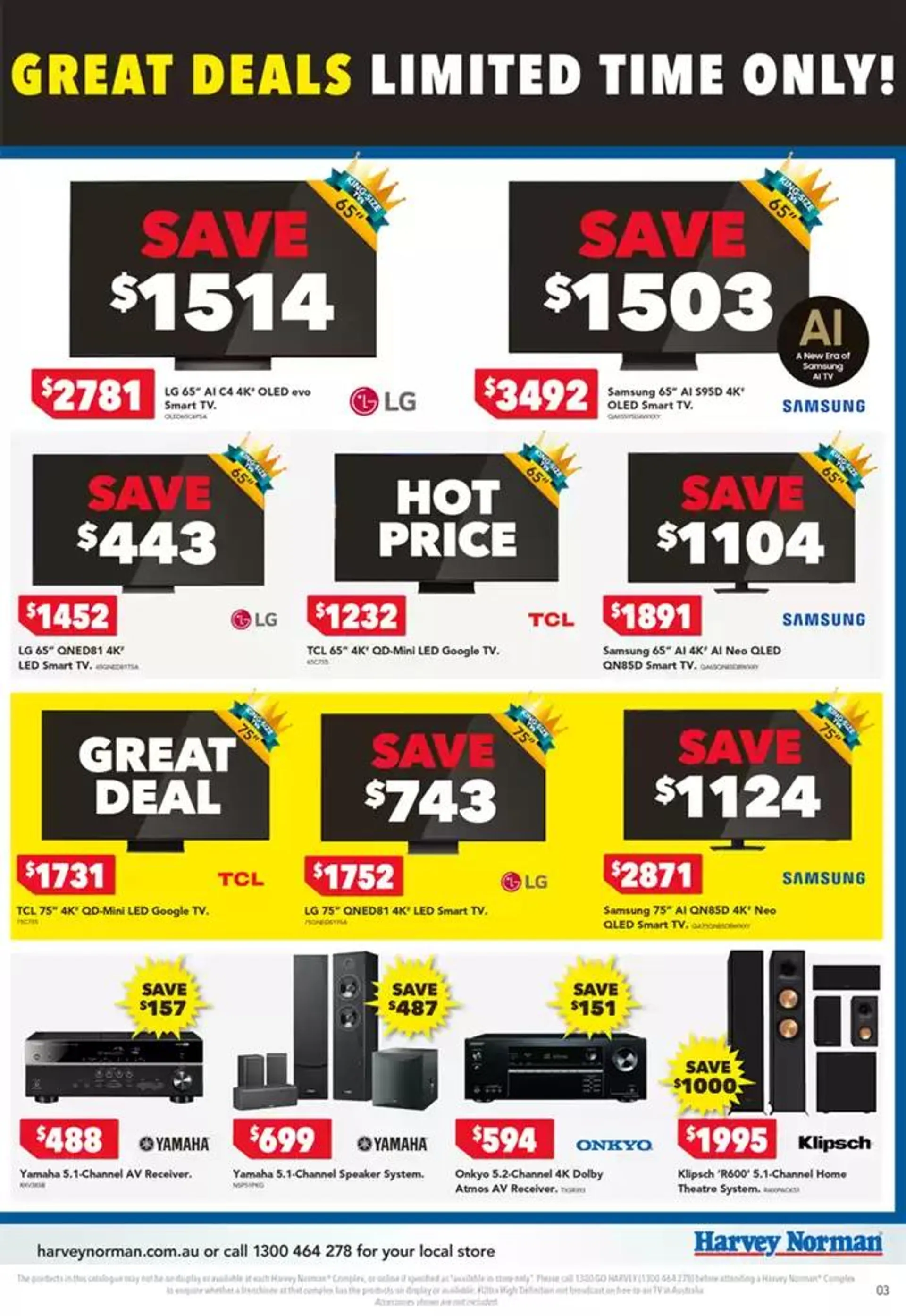 Home Appliance and TV & Audio Clearance - Catalogue valid from 3 January to 8 January 2025 - page 9