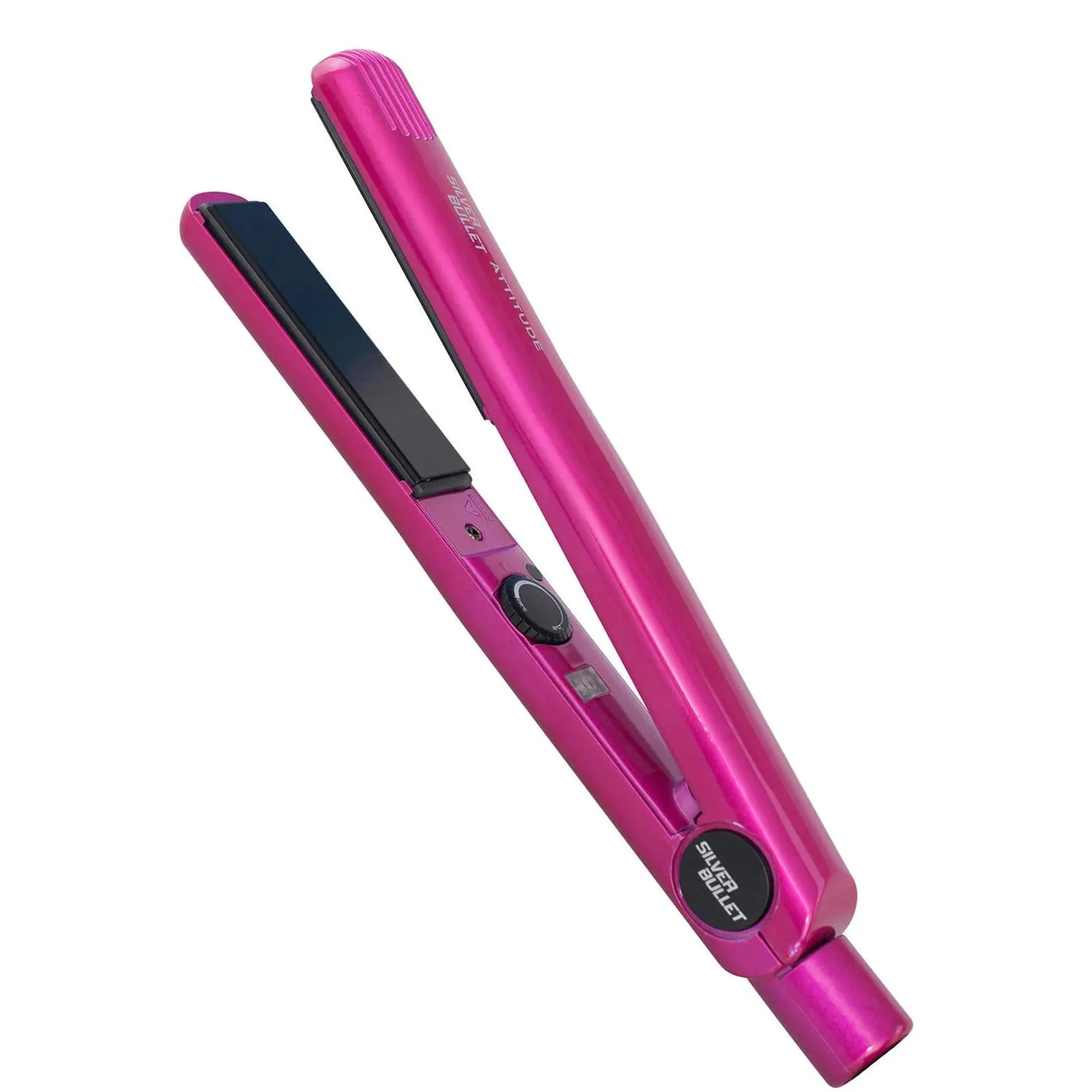 Silver Bullet Attitude Hair Straighteners - Hot Pink