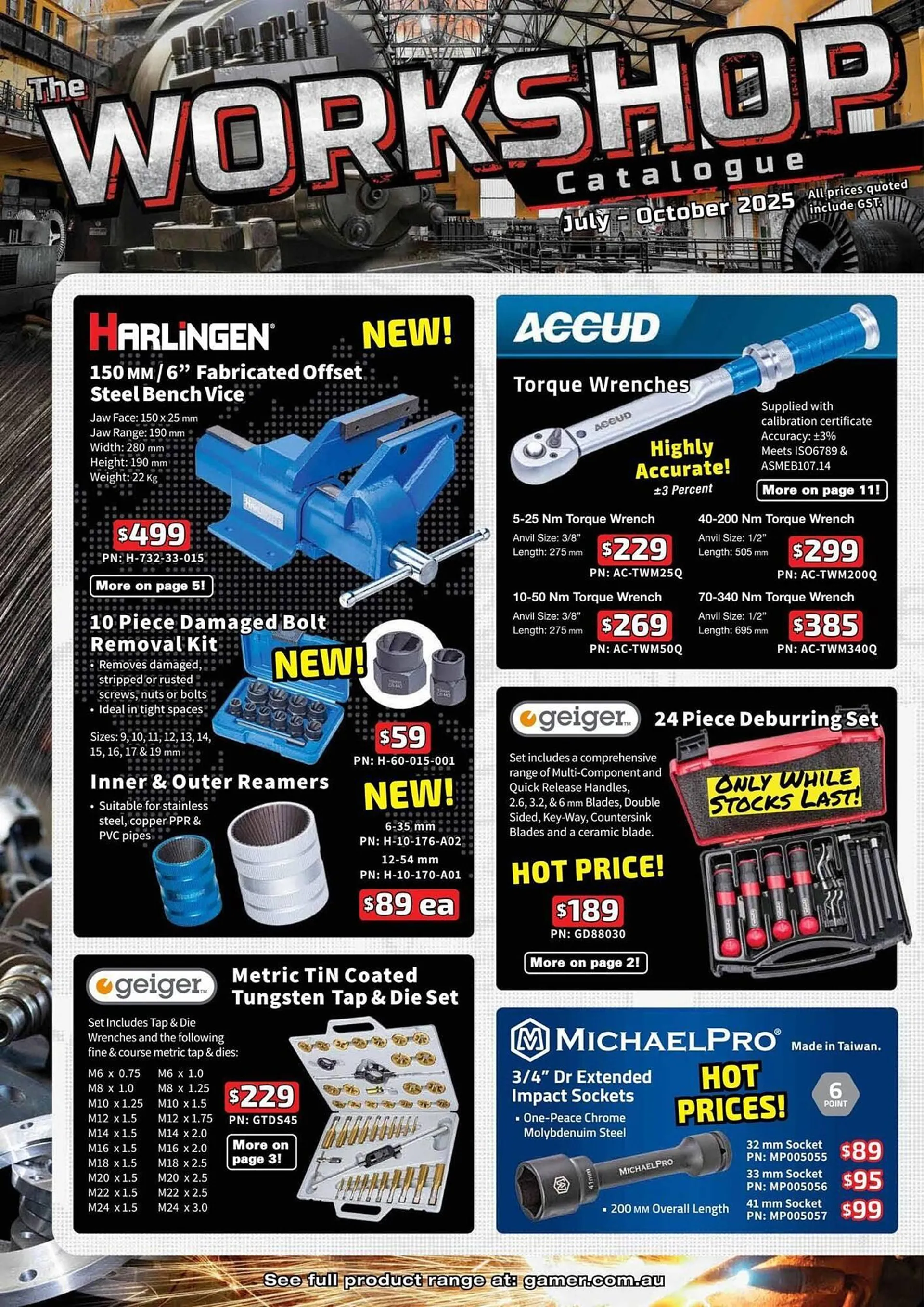 Kincrome catalogue - Catalogue valid from 17 July to 31 October 2025 - page 1