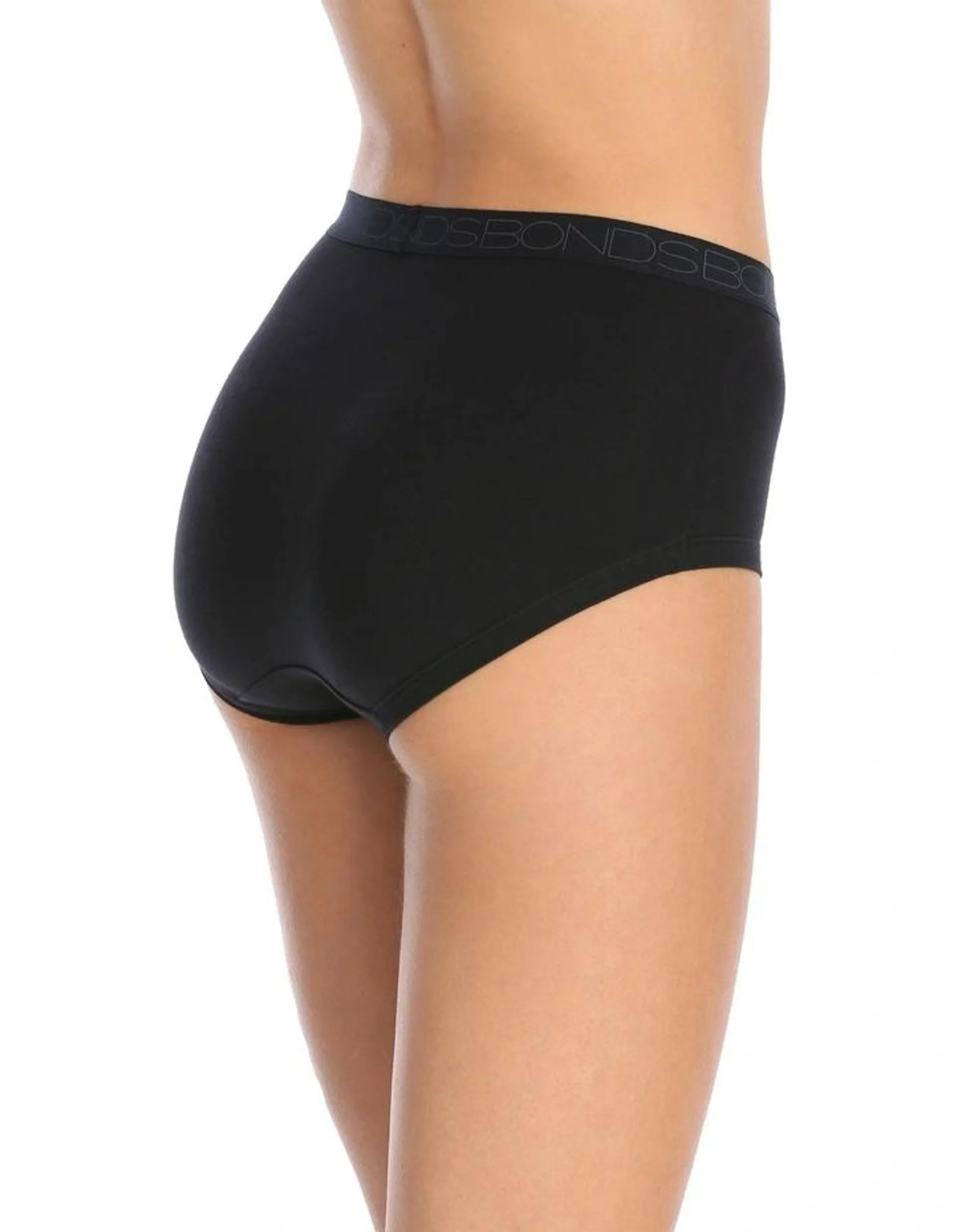 Cottontails Full Brief 3 Pack in Black