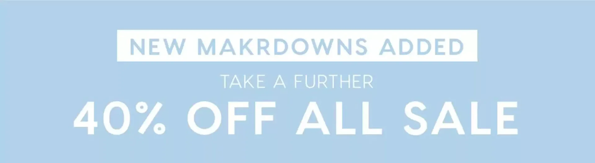 40% Off All Sale - 1