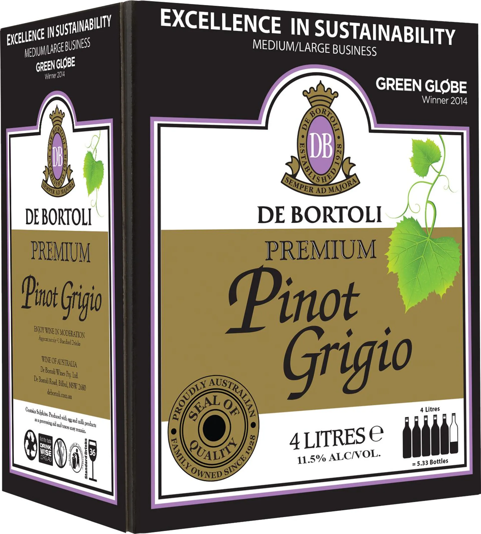 De Bortoli Pinot Grigio Cask 4LT