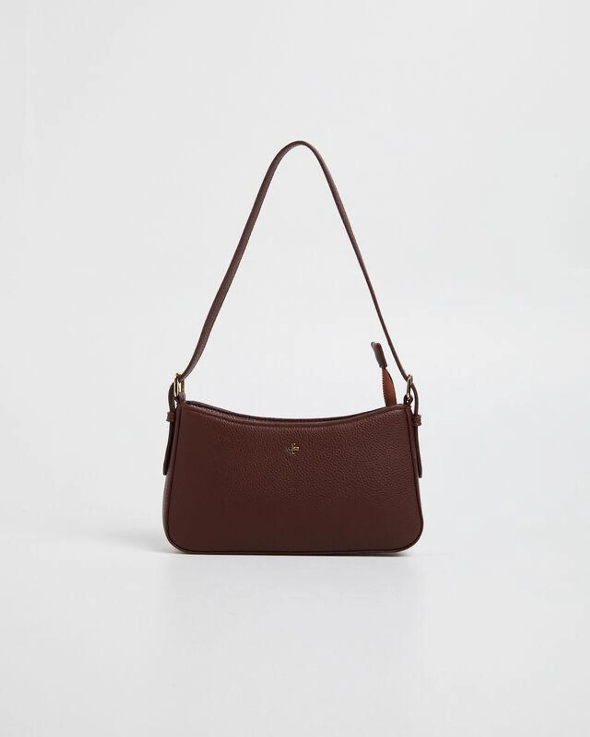 Lilu Bag Choc Pebble/Gold