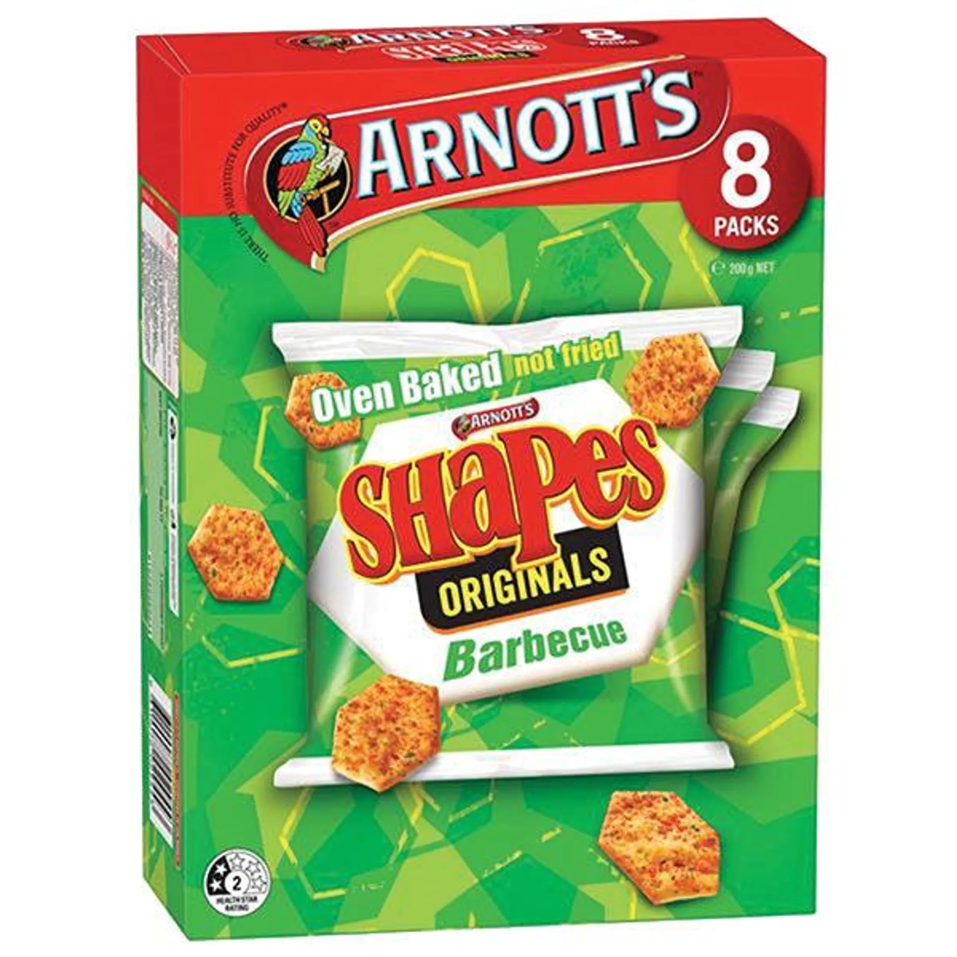 Arnott's Shapes BBQ Multipack 200g