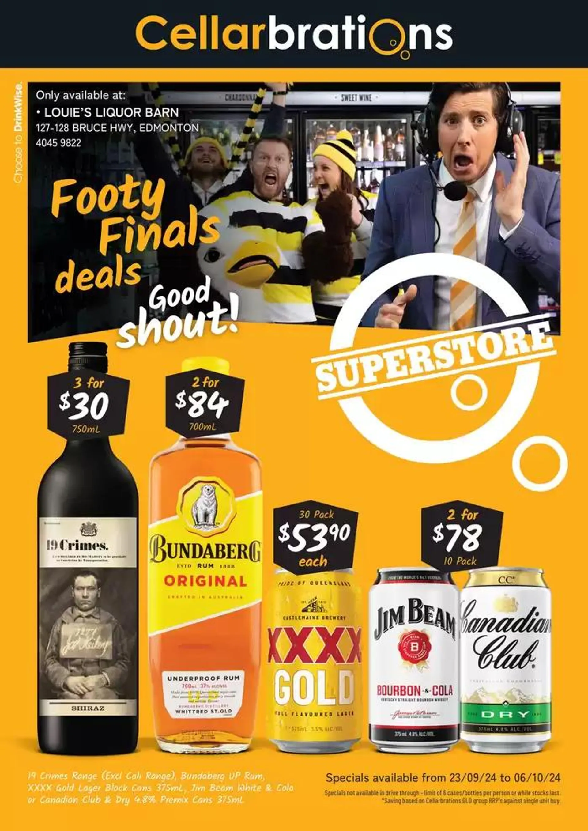 Footy Final Deals, Good Shout - QLD 23/09 - 1