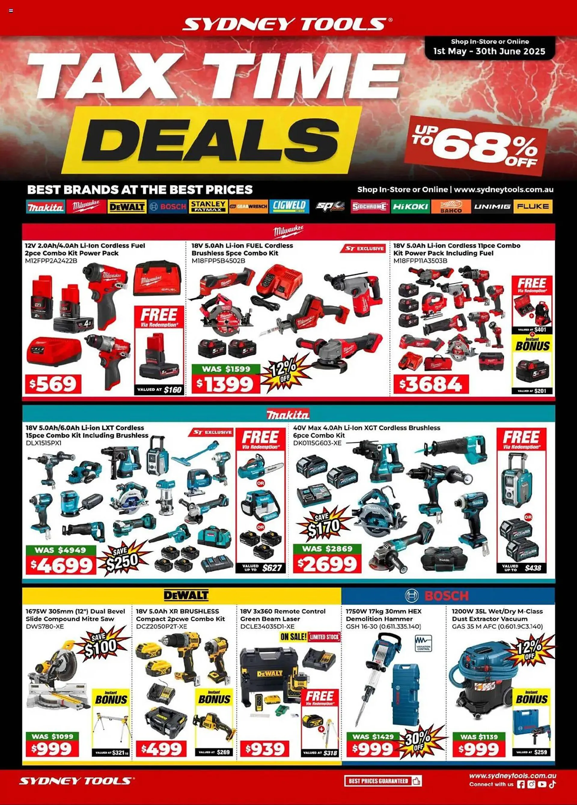 Sydney Tools catalogue - Catalogue valid from 1 May to 30 June 2025 - page 1