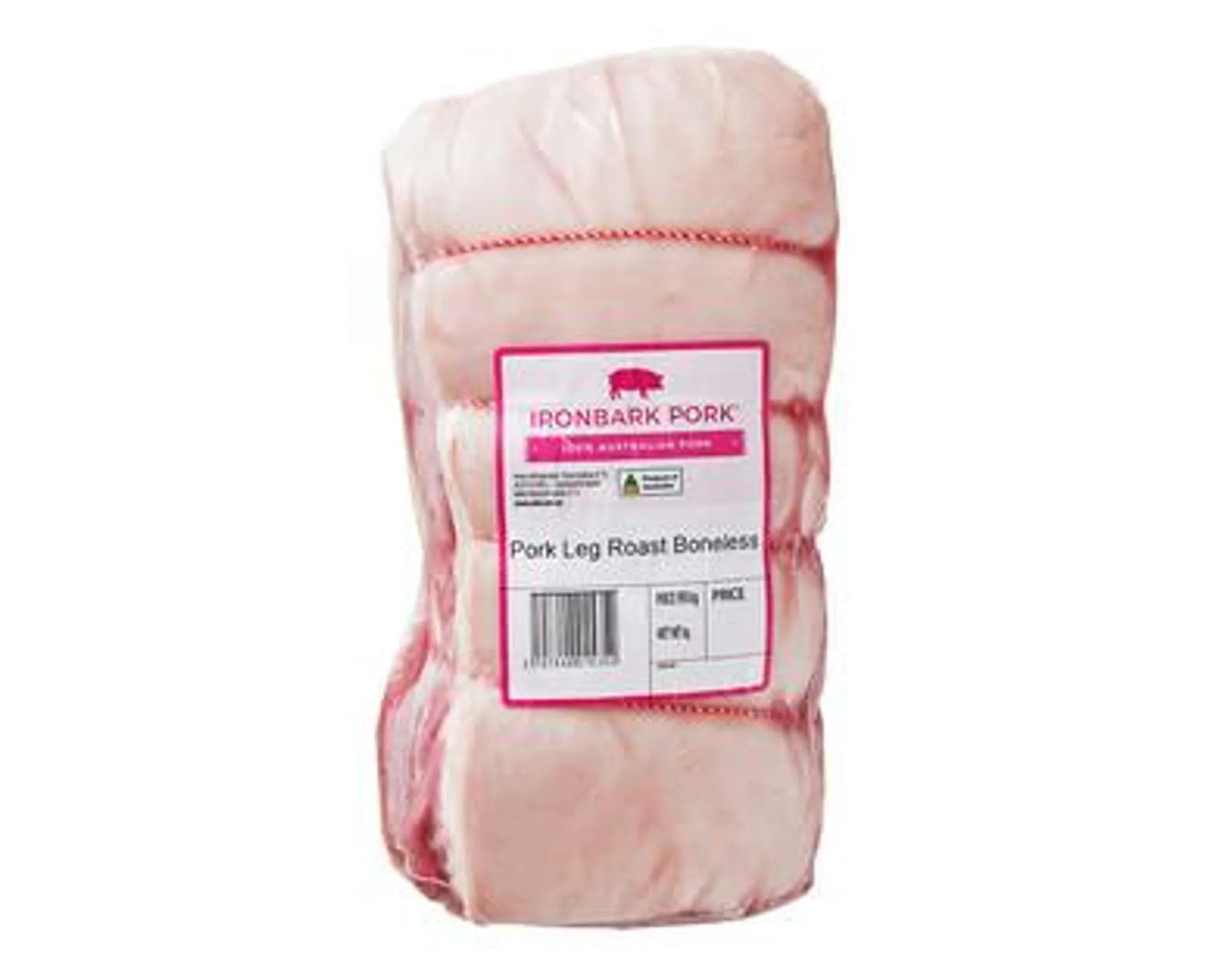 Ironbark Pork Boneless Pork Leg Roast per kg