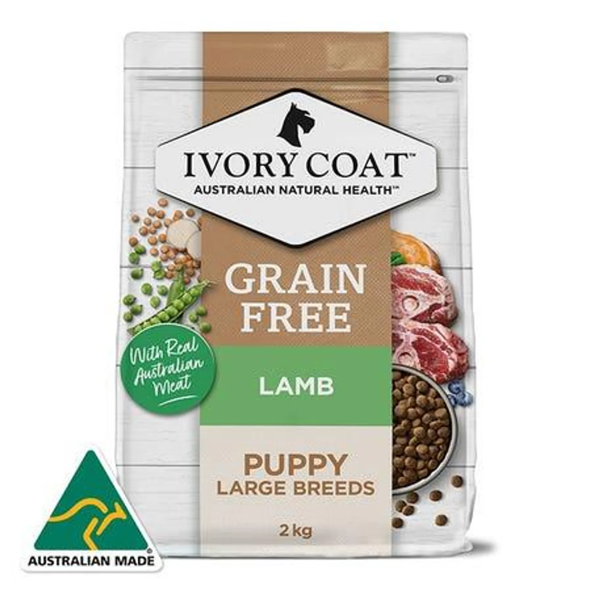 Ivory Coat Grain Free Large Breed Lamb Puppy Food