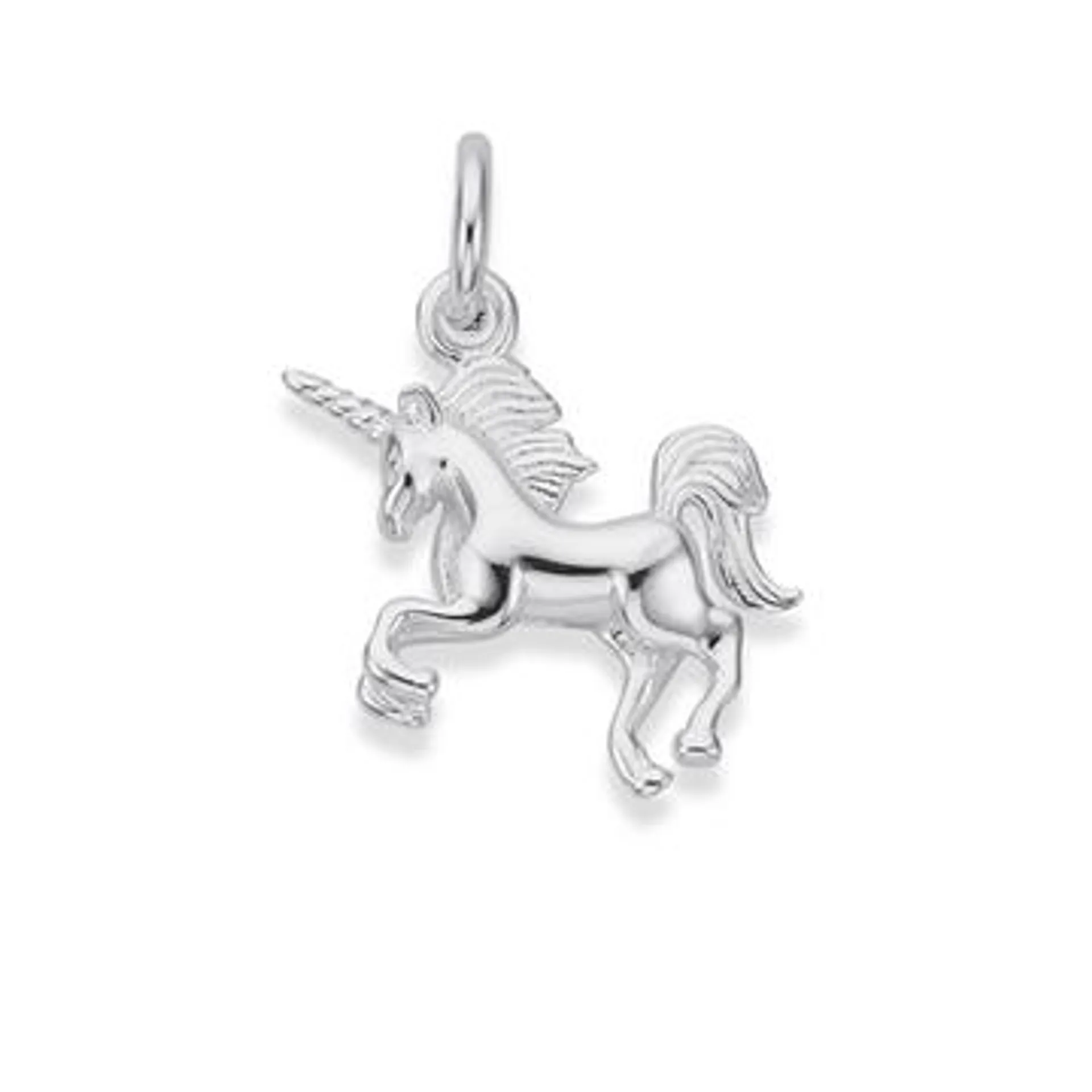 Silver Unicorn Charm