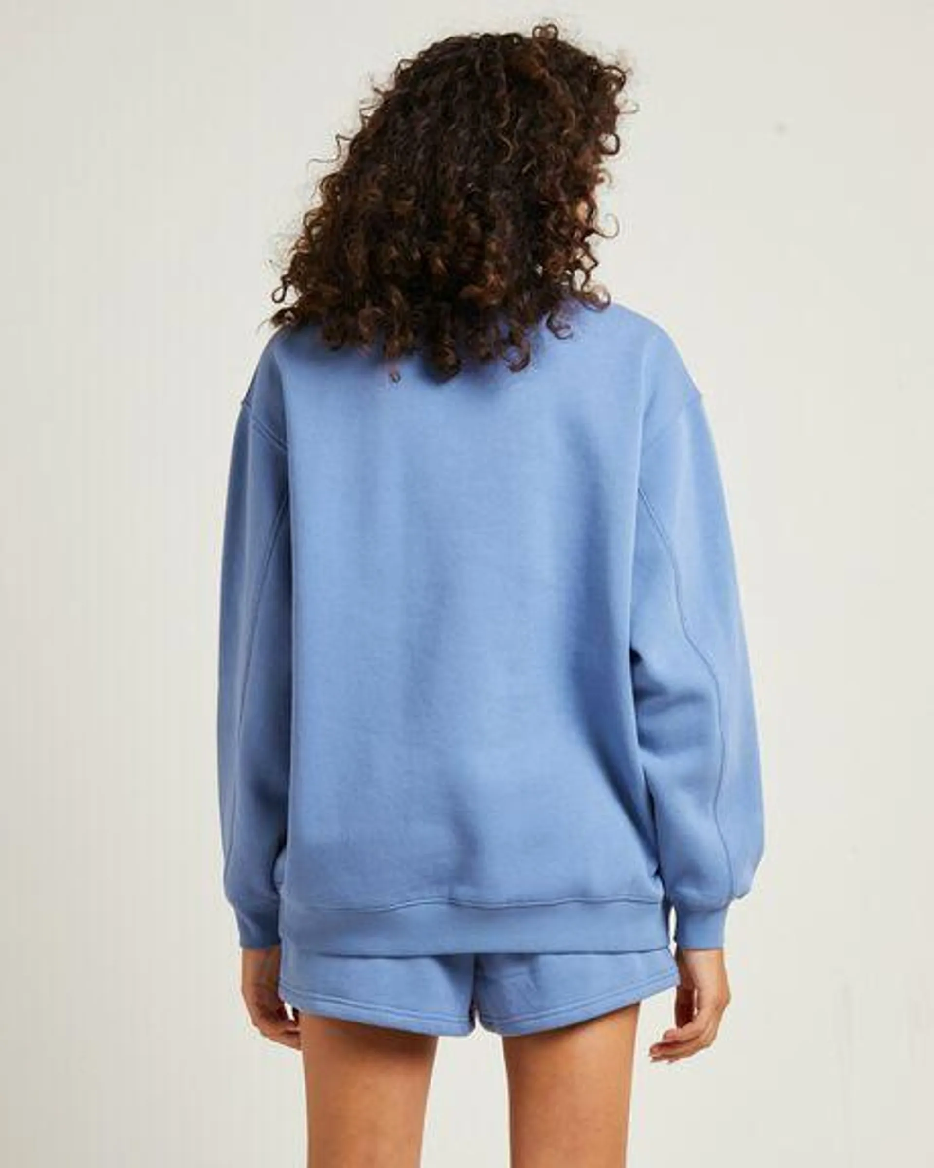 Oversized Wave Origin Fleece Jumper