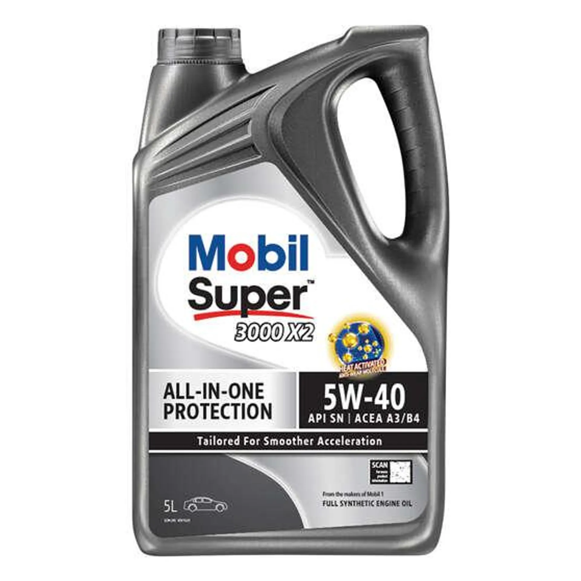 Mobil Super 3000 X2 Engine Oil 5W-40 5 Litre