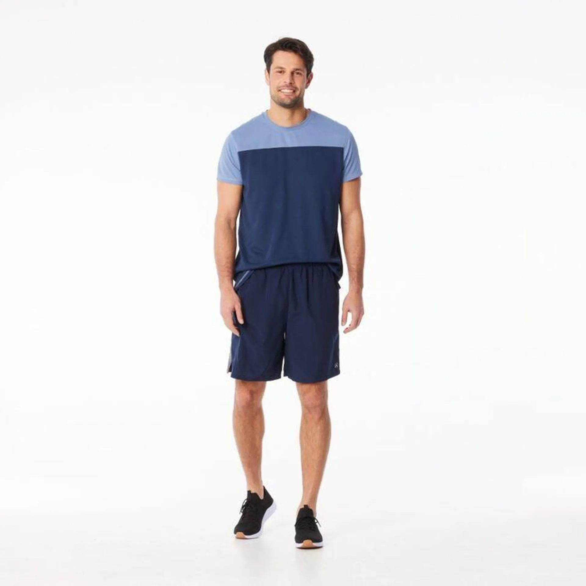 NMA Men's Microfibre Panel Shorts Navy