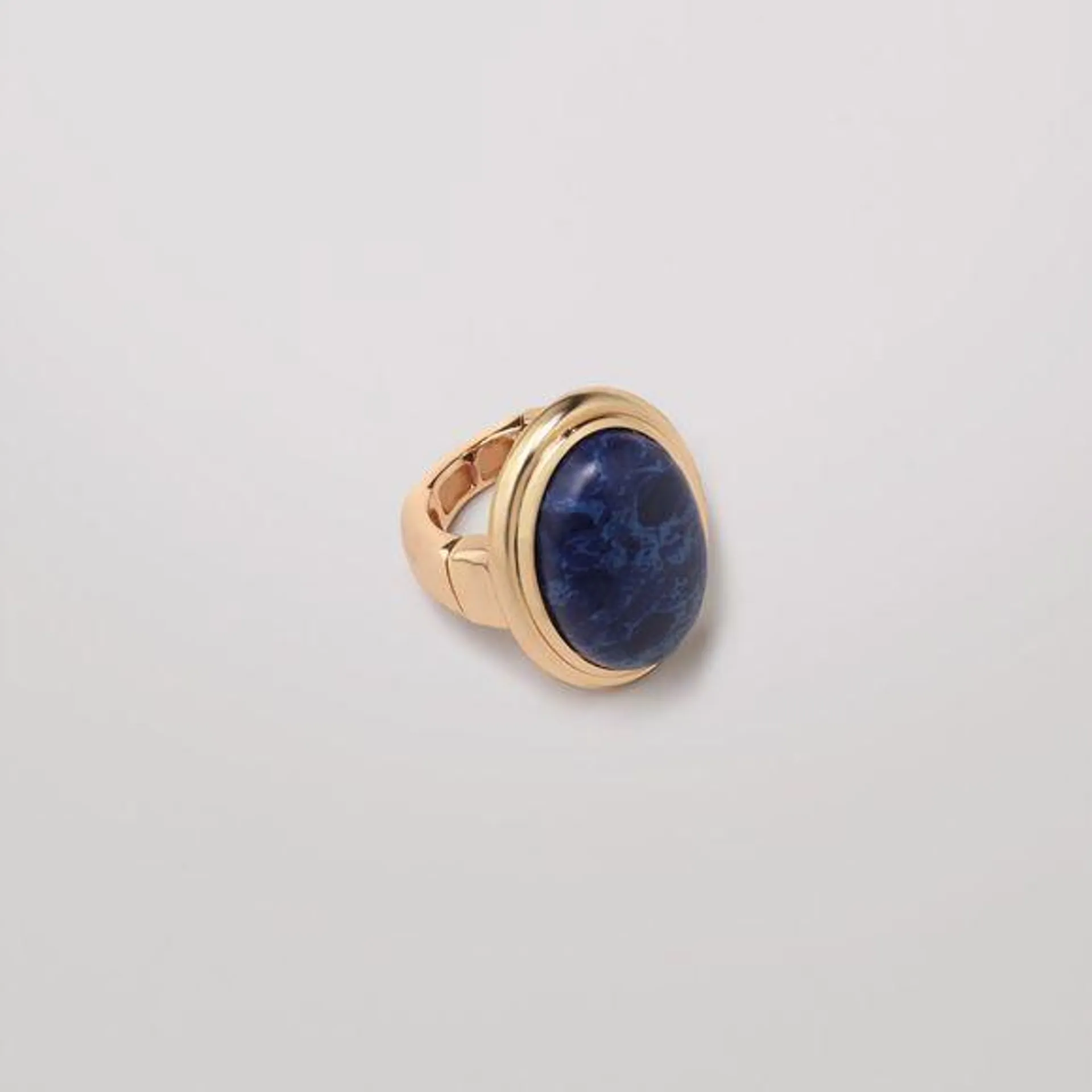 Murano Blue Stretch Ring