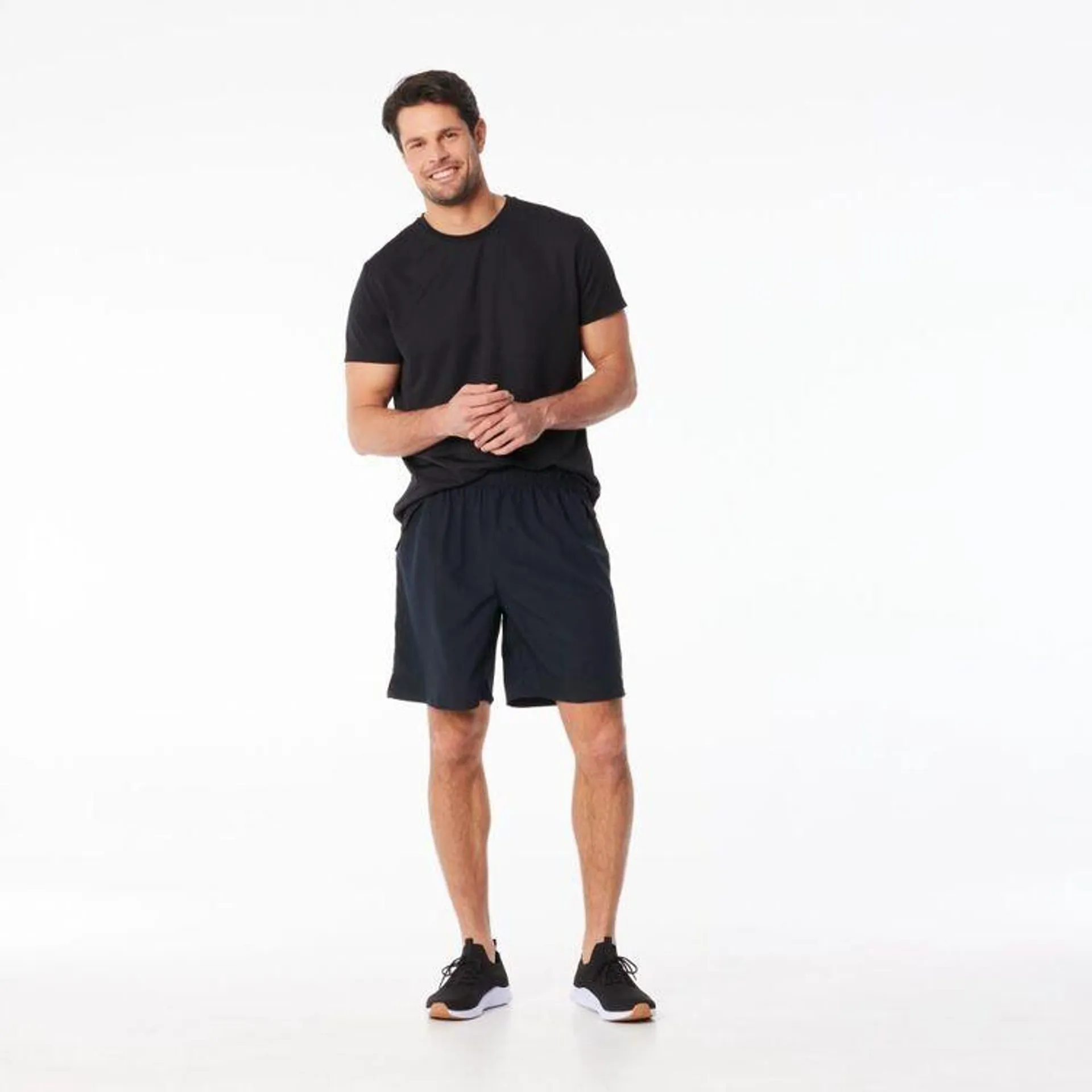 NMA Men's Microfibre Panel Shorts Black