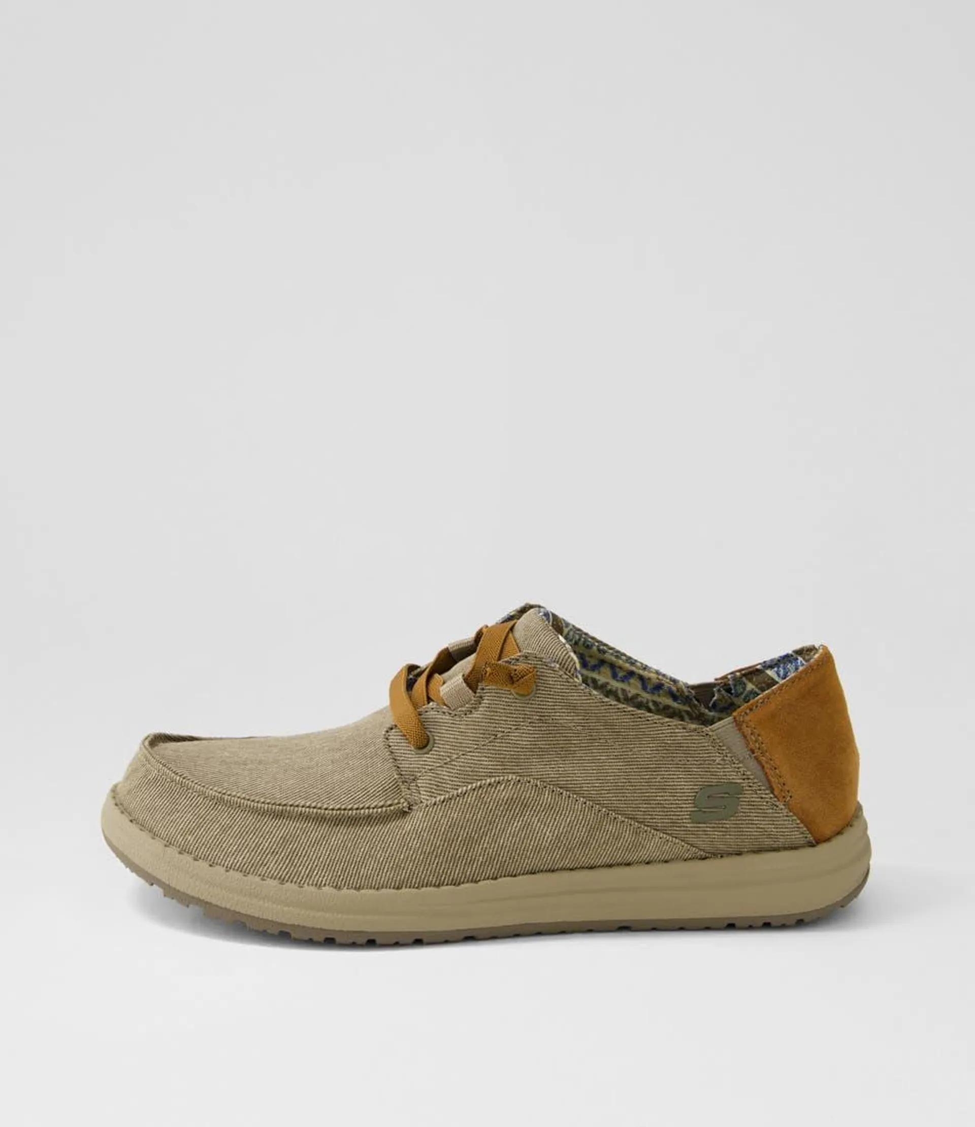 melson taupe canvas sneakers