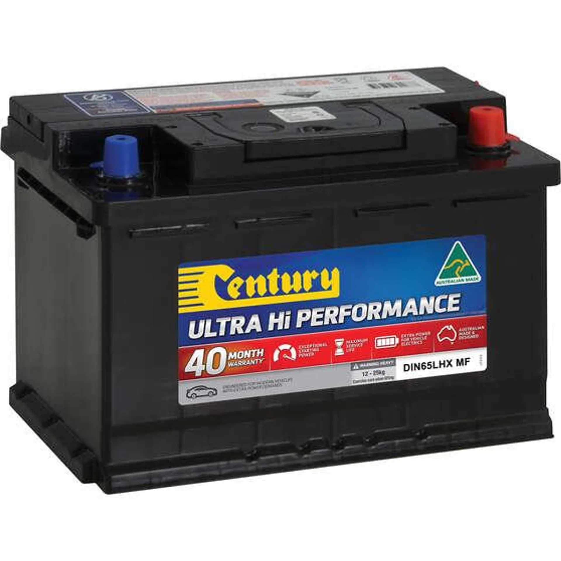 Century Ultra Hi Performance Car Battery DIN65LHX