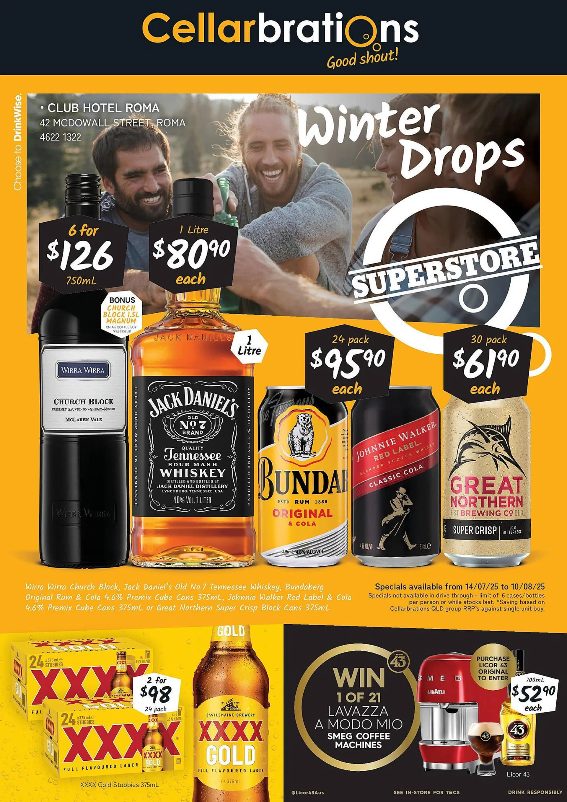 Cellarbrations catalogue - Catalogue valid from 14 July to 10 August 2025 - page 1