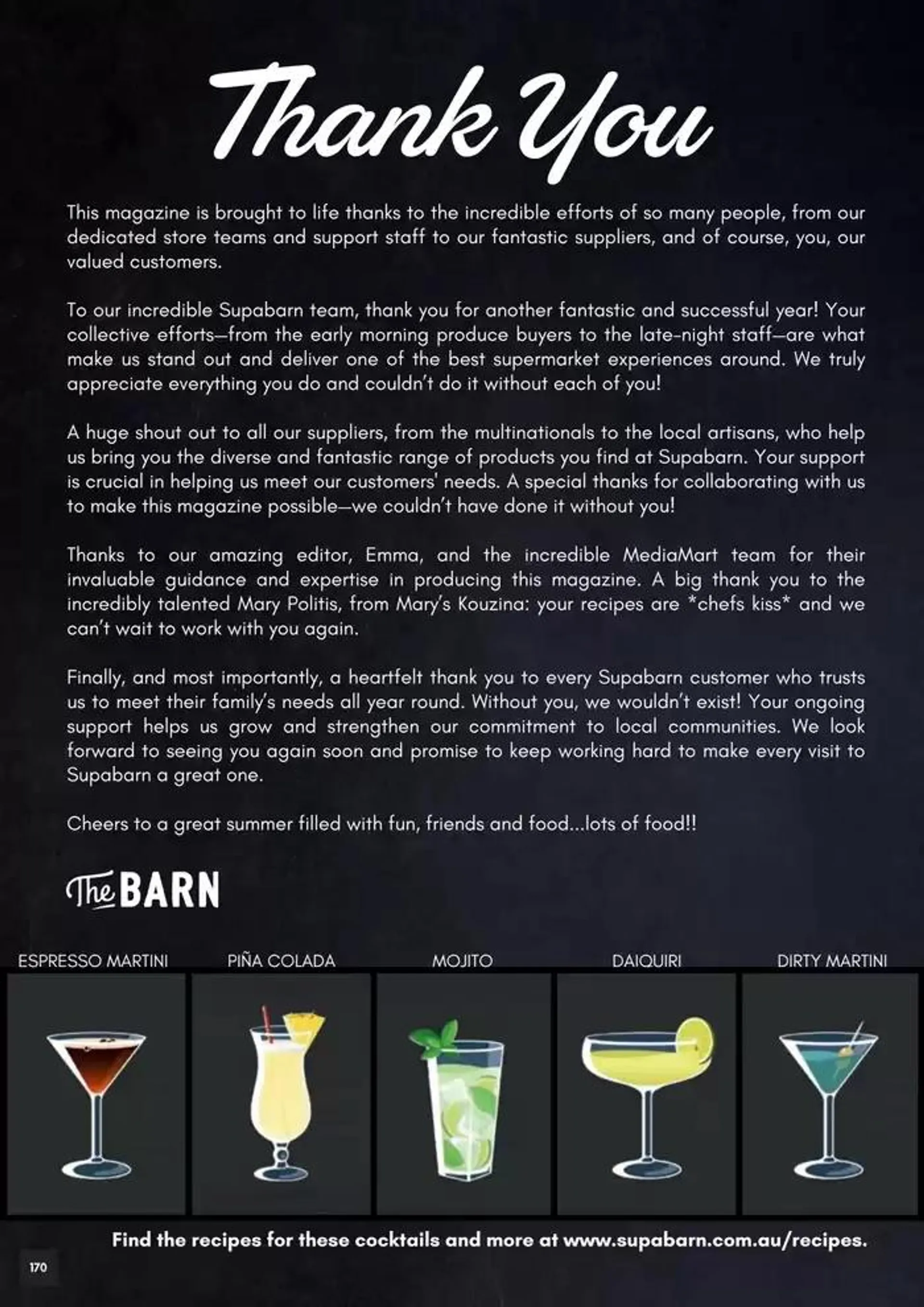 The BARN Magazine 2024 - Catalogue valid from 11 November to 28 February 2025 - page 170