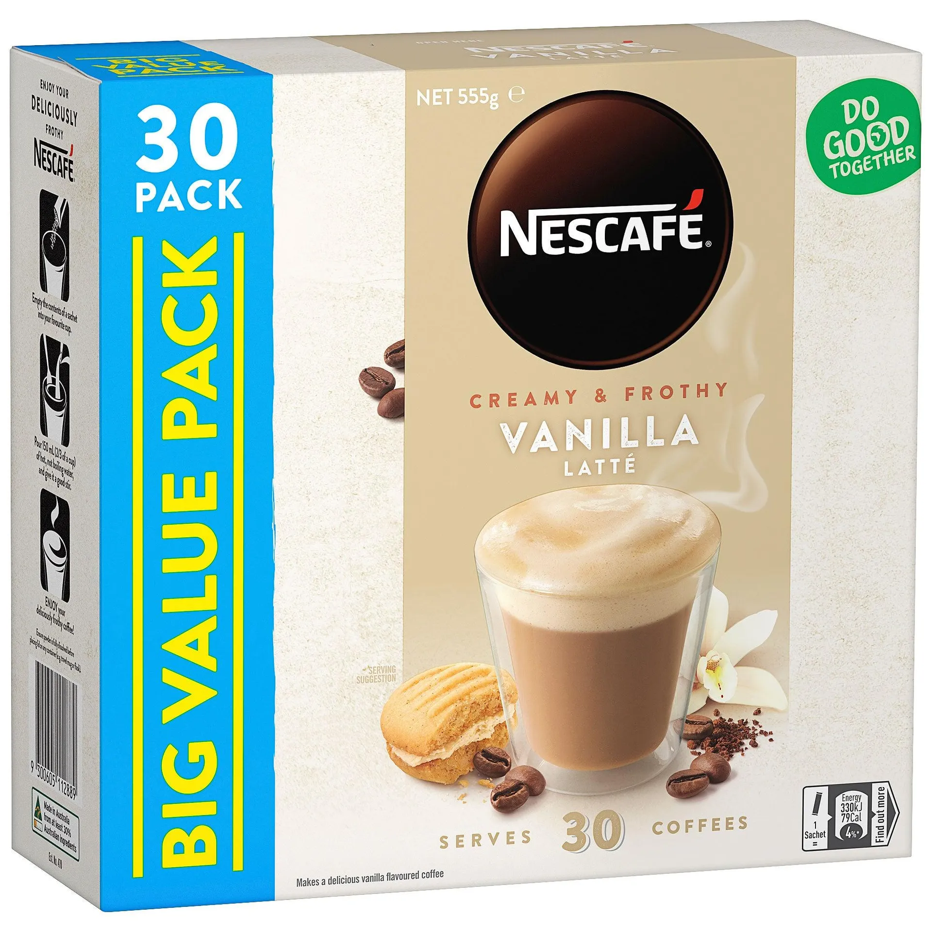 Nescafé Coffee Sachets Vanilla 30pk