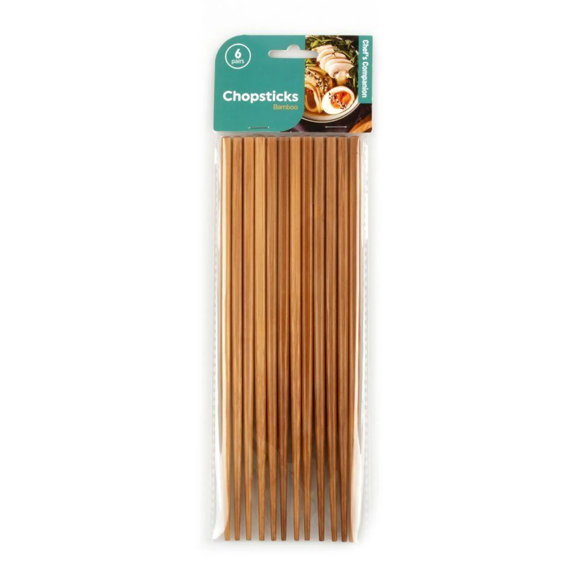 Chopsticks Bamboo 6Pc 24Cm