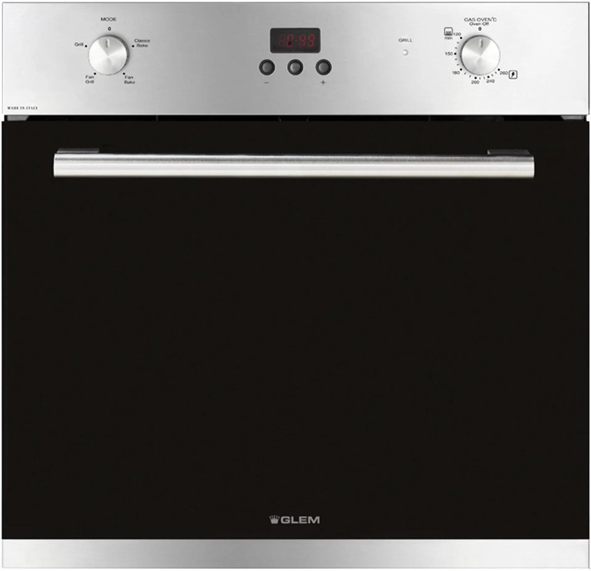 Glem GF64GEI 60cm Natural Gas Built-in Oven