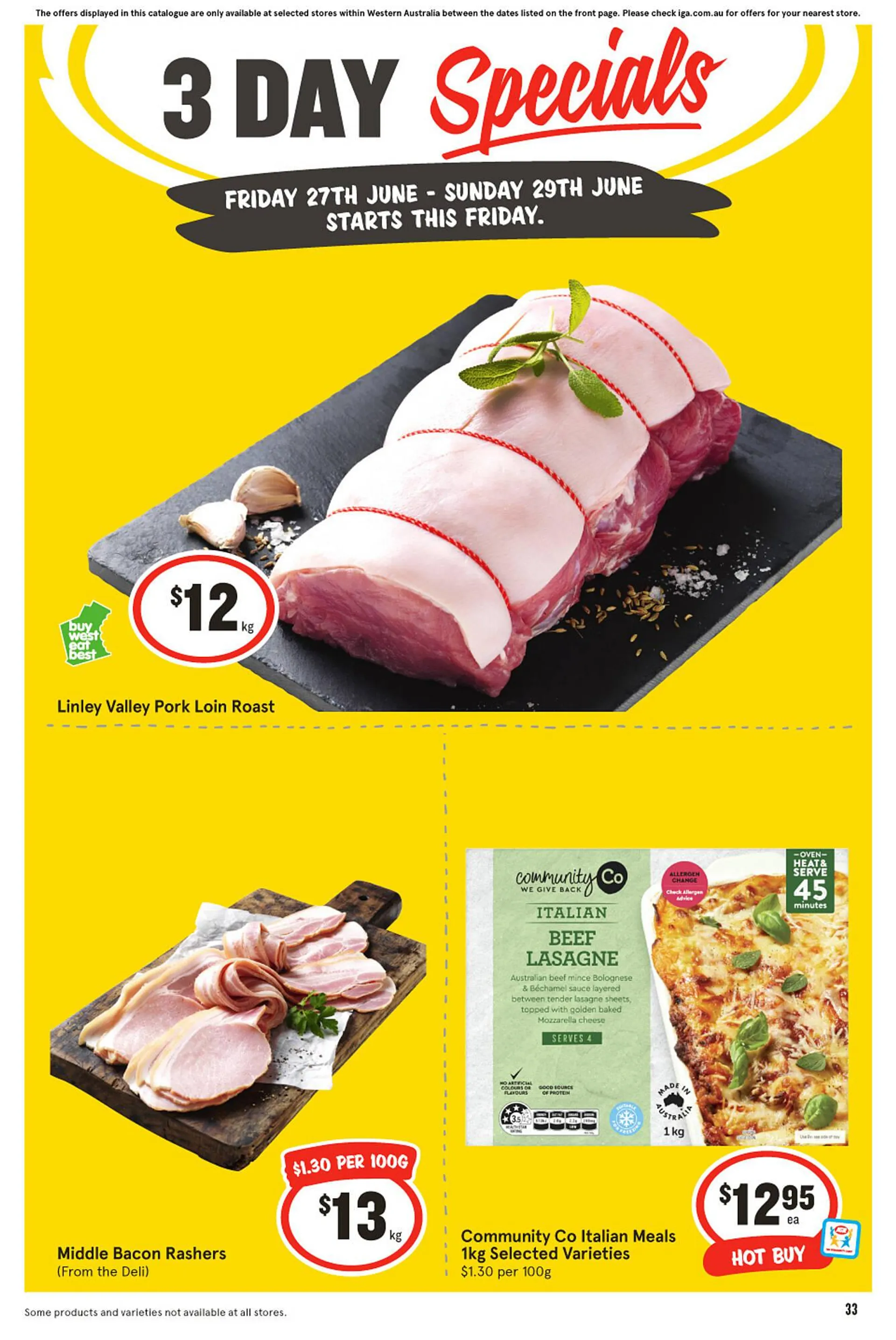 IGA catalogue - Catalogue valid from 27 June to 29 June 2025 - page 1