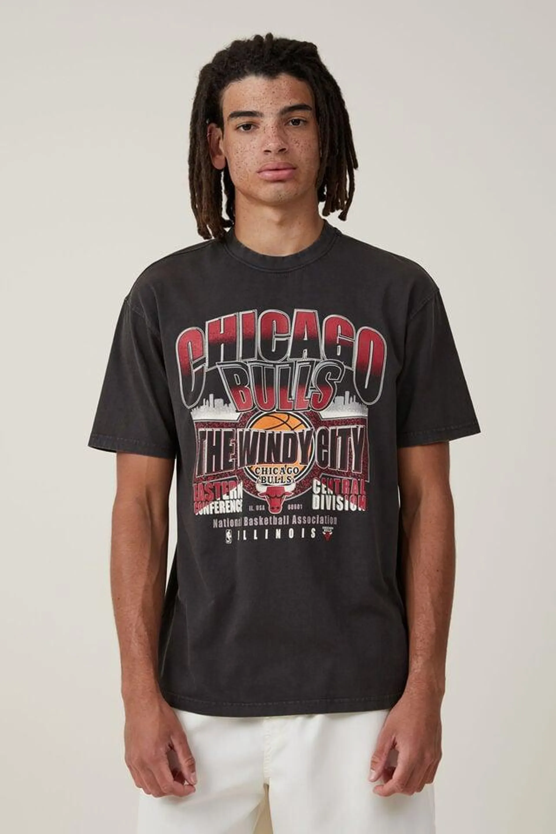 Chicago Bulls Nba Loose Fit T-Shirt