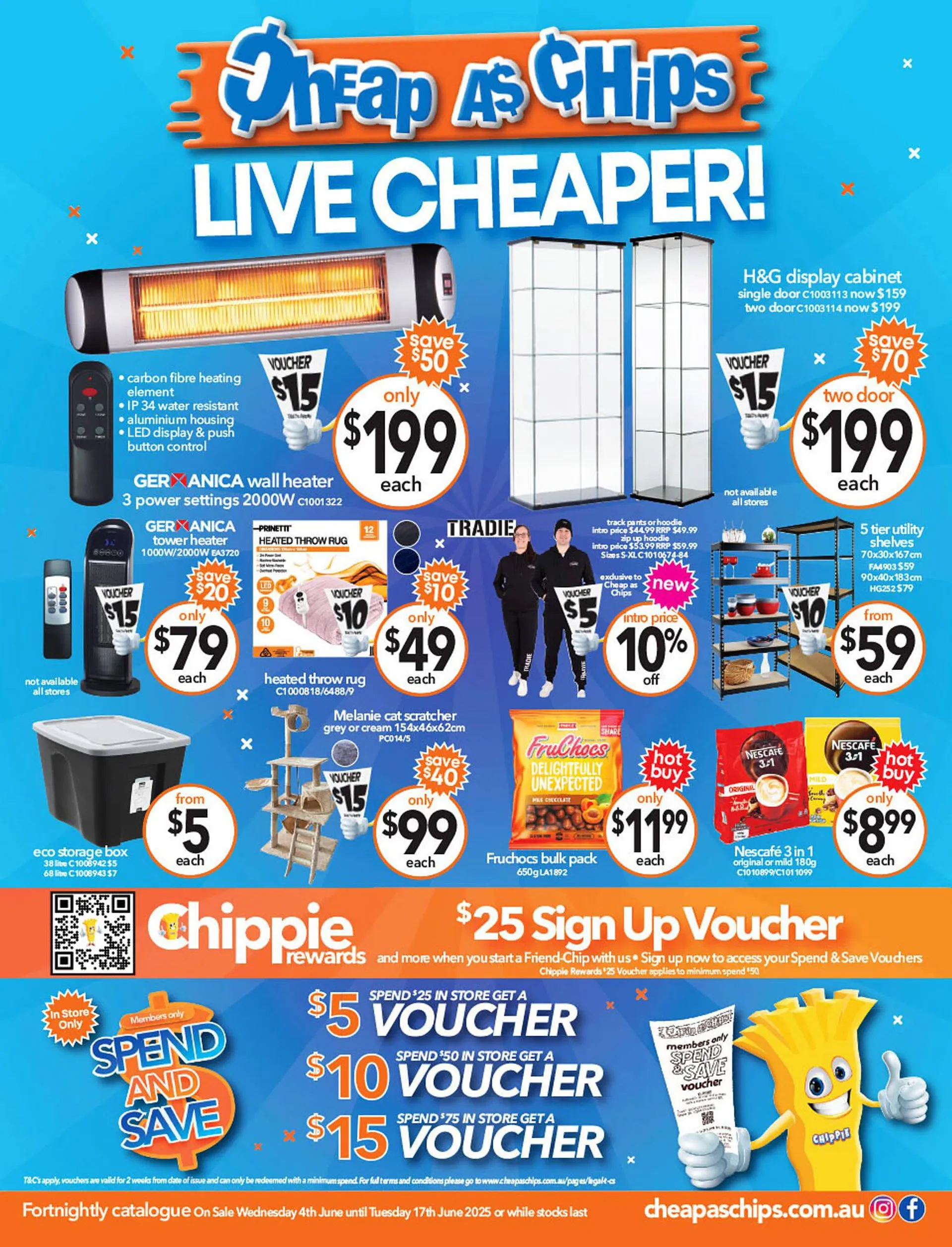 Cheap as Chips catalogue - Catalogue valid from 4 June to 17 June 2025 - page 1