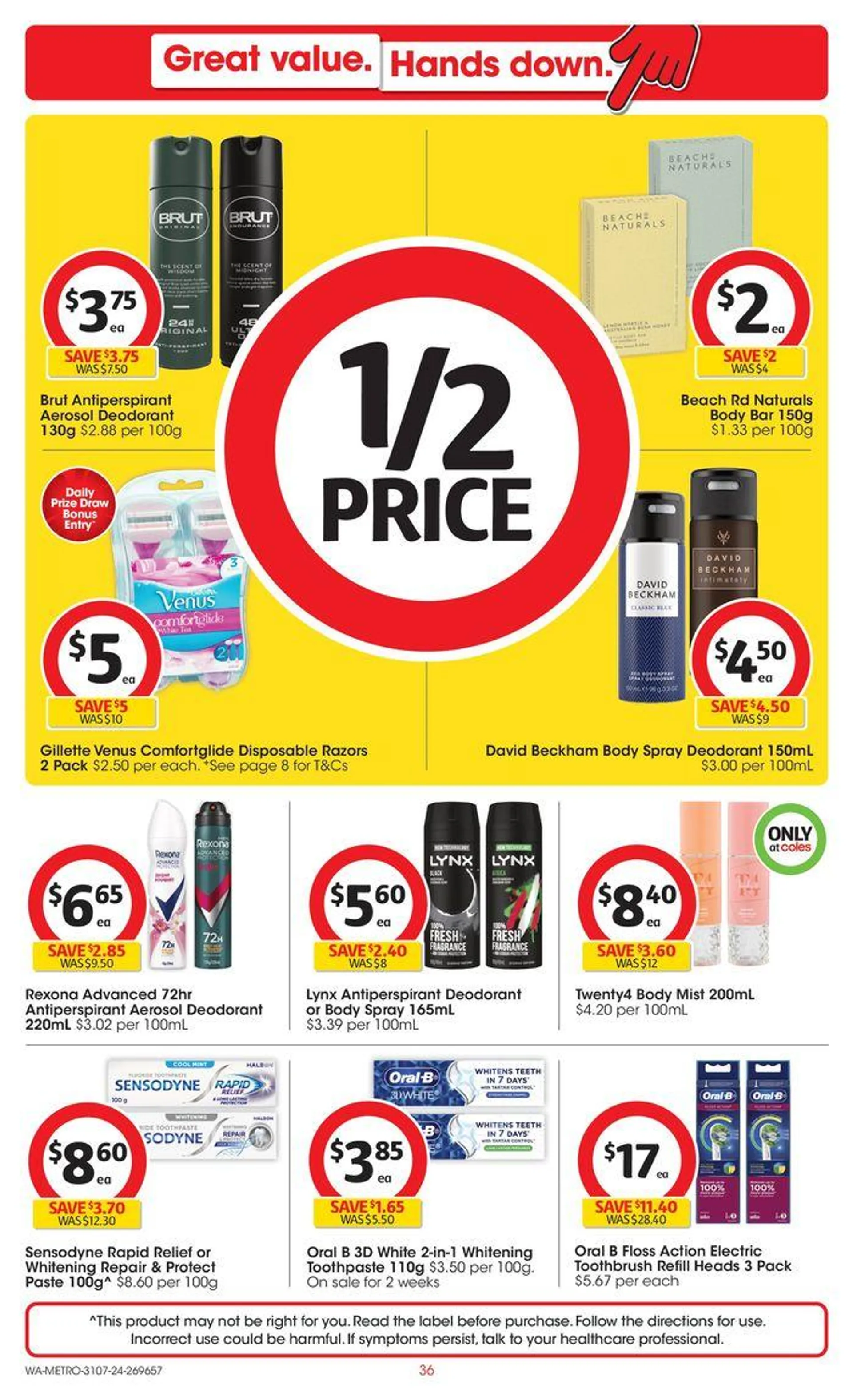 Great Value. Hands Down. - 31st July - Catalogue valid from 31 July to 6 August 2024 - page 36