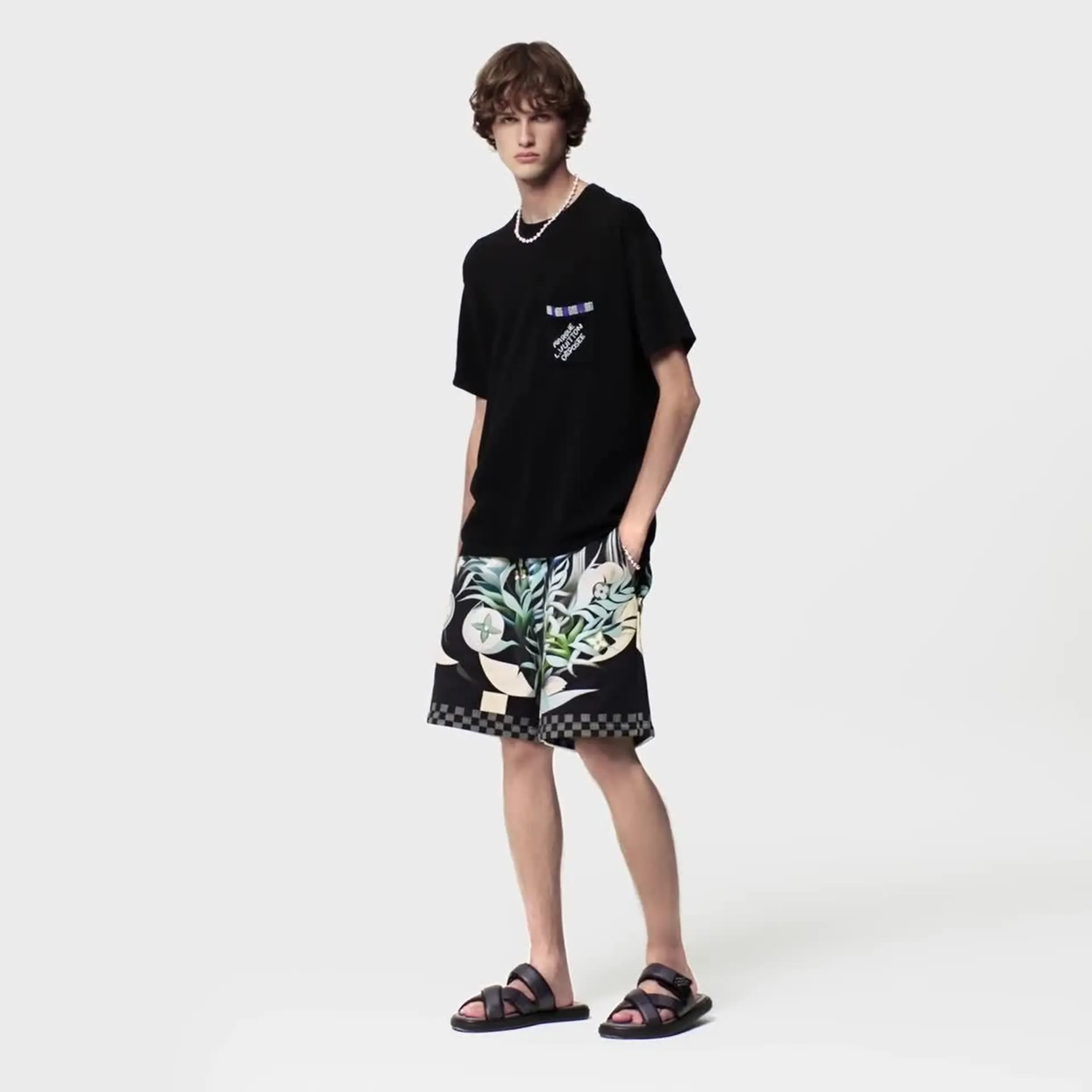 Technical Cotton Jersey Shorts