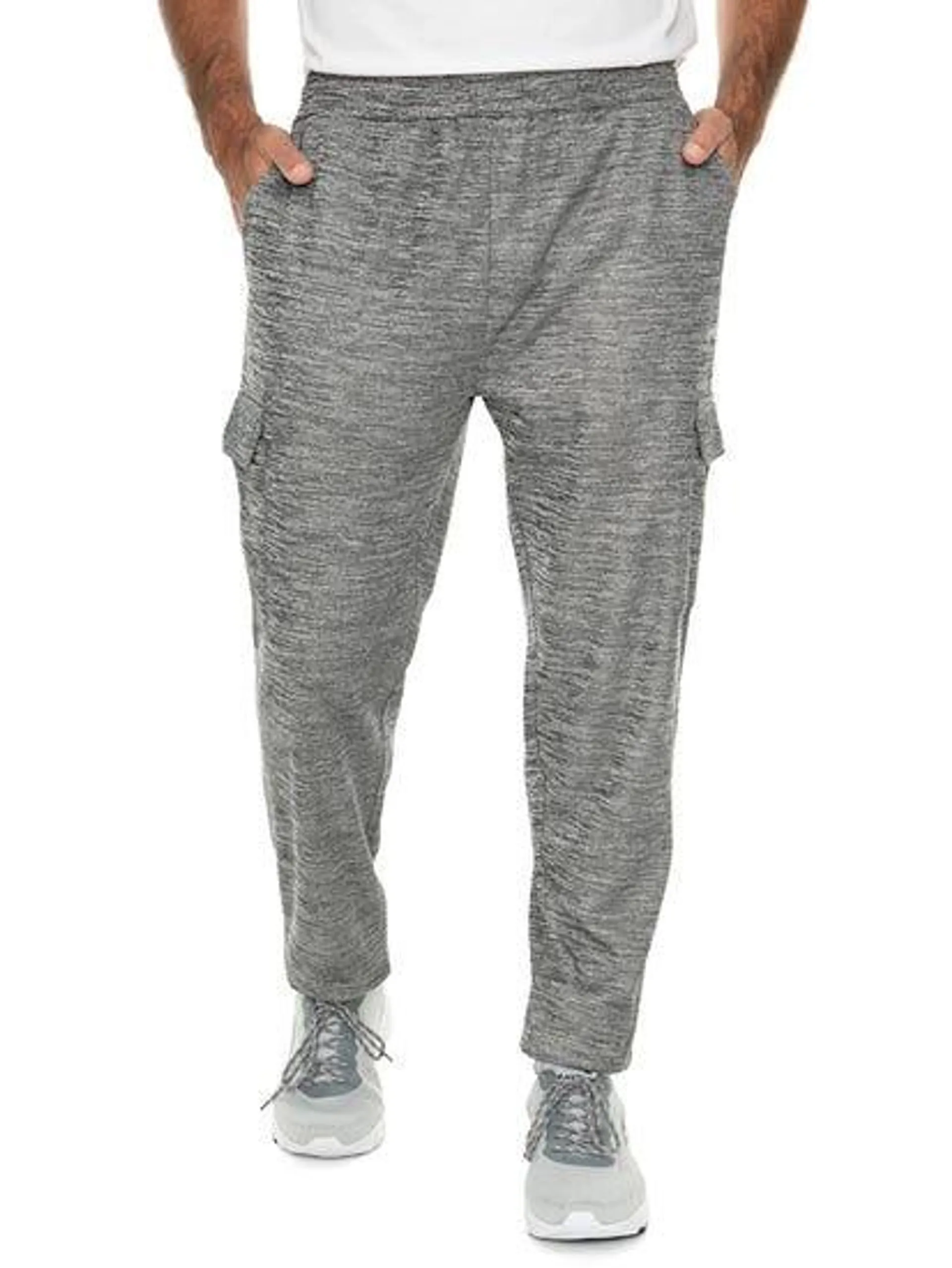 Mens Active Cargo Jogger Pant Grey