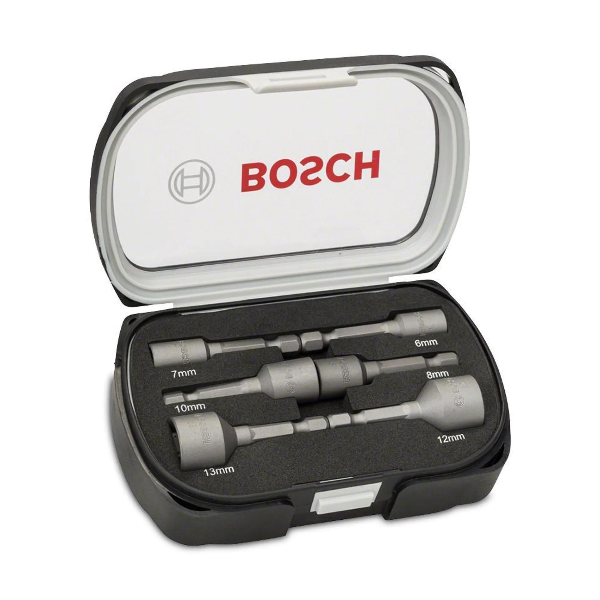 Bosch SCHRAUBERBIT-SATZ (2.608.551.079) 6pce Extra Hard Nutsetter Set to Suit Rotary Drills/Drivers, Impact Drill/Drivers & Screwdrivers