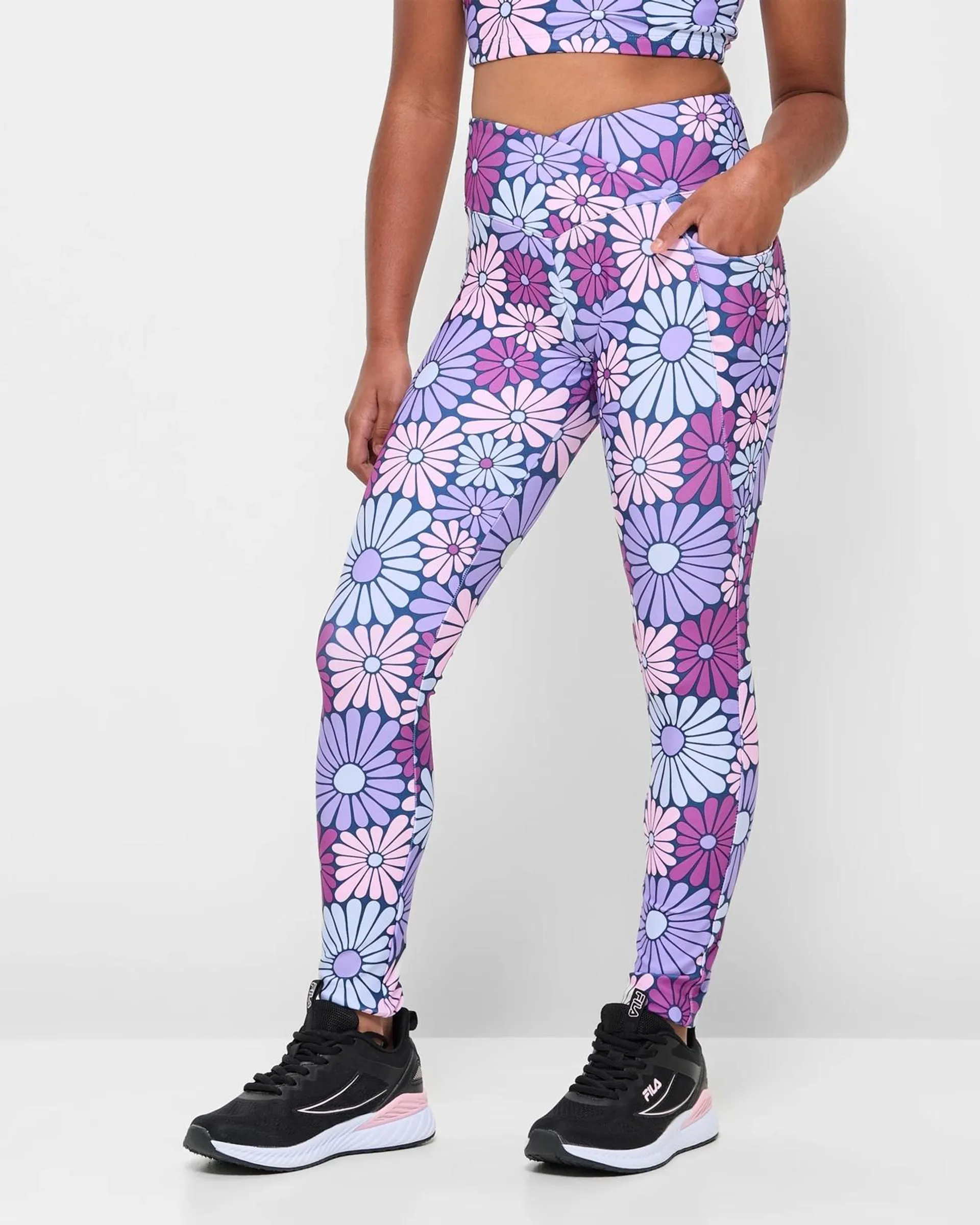 Active Recycled Floral Leggings