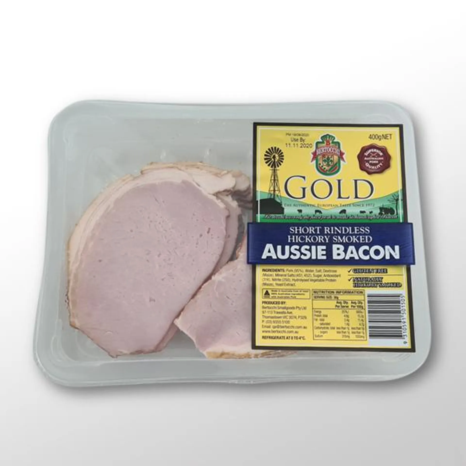 Bacon Short Cut – *Bertocchi* – Packet (400g)