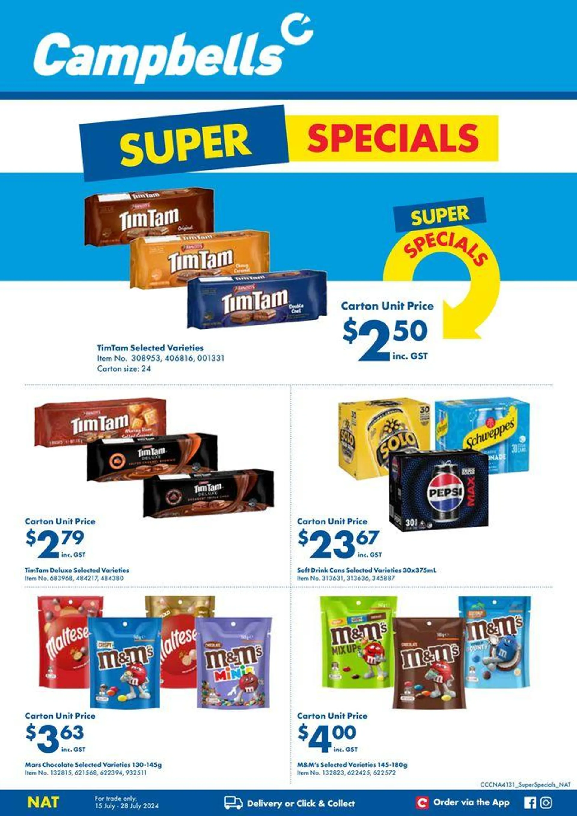 Super Specials - Catalogue valid from 15 July to 28 July 2024 - page 1