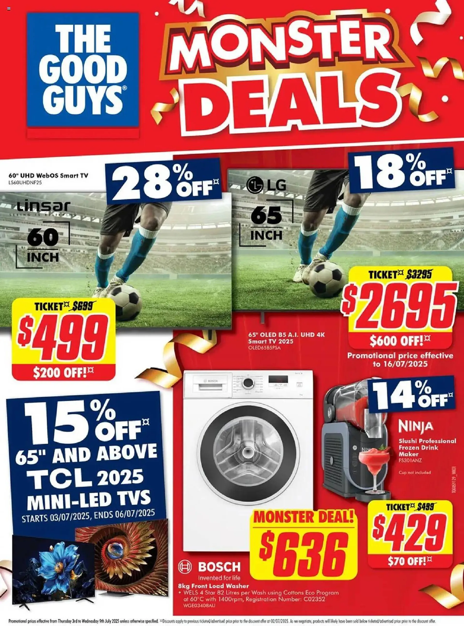 The Good Guys catalogue - Catalogue valid from 3 July to 9 July 2025 - page 1