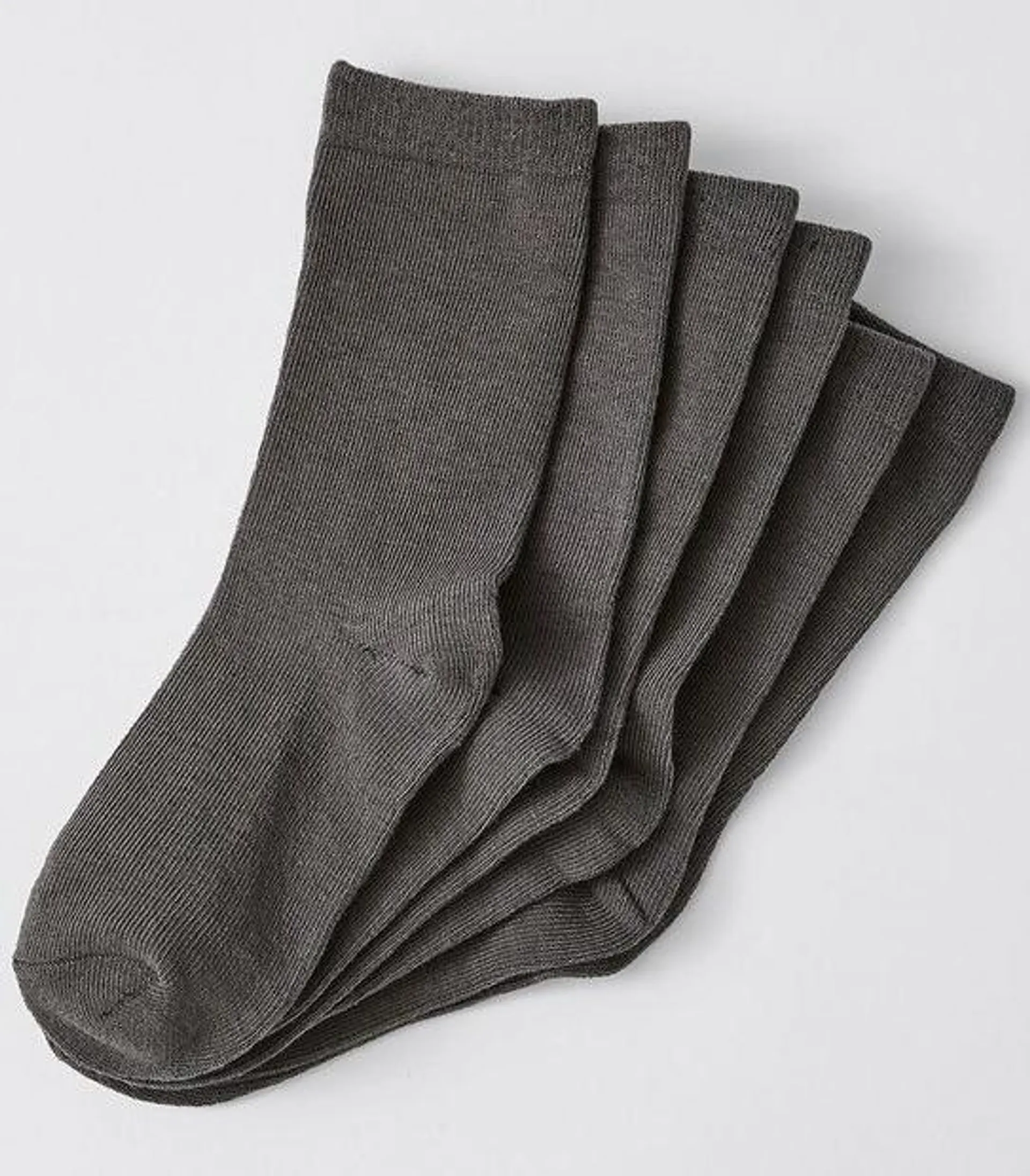 6 Pack Maxx Crew School Socks